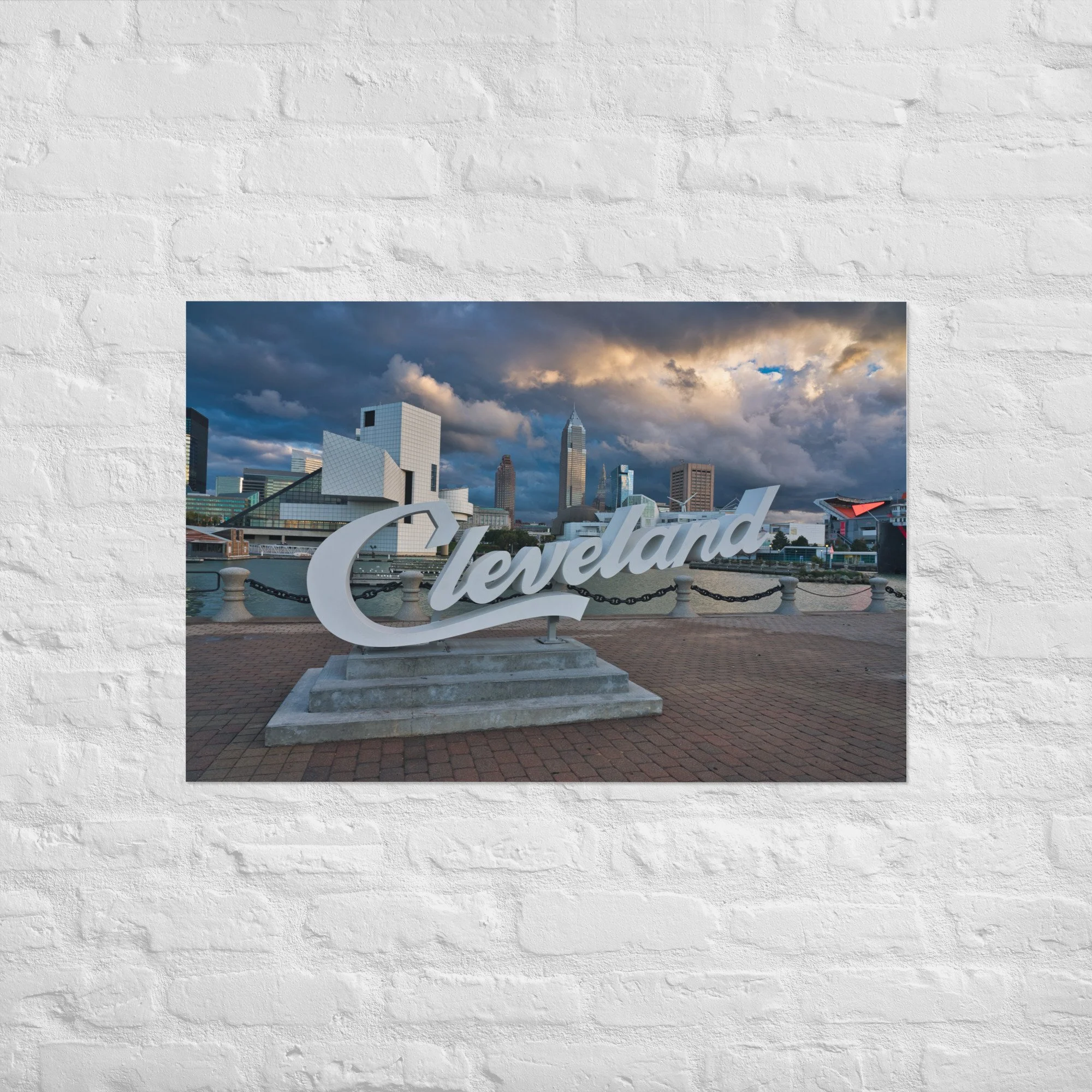 Cleveland Script Rock & Roll Harbor - Poster — Big Picture Cleveland