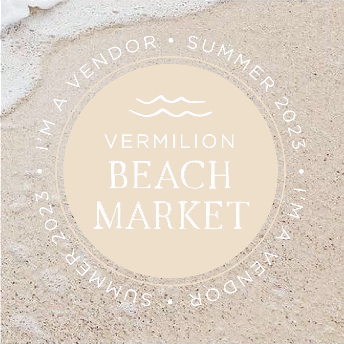 I am so excited to announce that I will be a vendor at the Vermilion Beach Market!! Mark your calendars for a full weekend of fun in the sun, August 4-5. These speckled leaf mugs will be making a comeback along with some other beach loving designs an