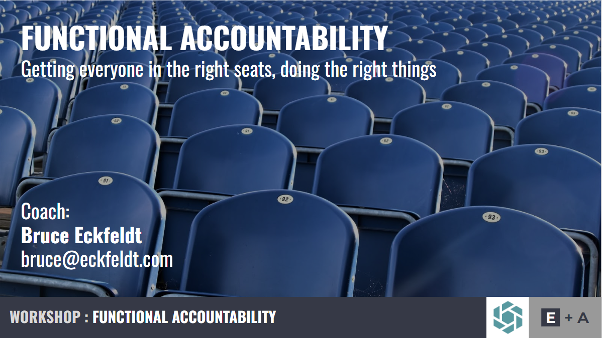 Making sure all of your bases are covered: Functional Accountability