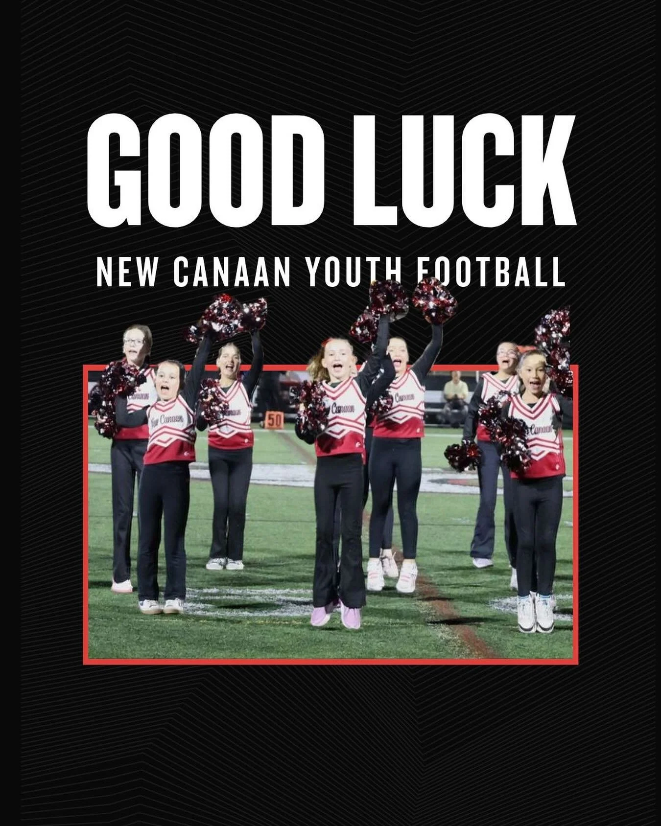 We&rsquo;re feeling the playoff excitement! ❤️🖤

Good luck to all our New Canaan Youth Football teams playing this weekend! We&rsquo;ll be bringing the spirit with a halftime performance at tonight&rsquo;s 8th-grade game &mdash; 5PM at New Canaan Hi