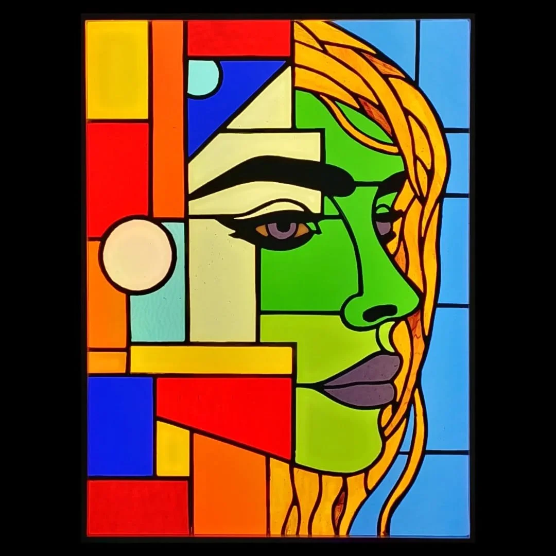 'Zhora'

Tiffany style stained glass 

405mm x 305mm 

Avaliable shortly.&nbsp; Click the link in my bio to head over to my shop or DM me.

#stainedglass #artdeco&nbsp;#glassart #abstract #modernart