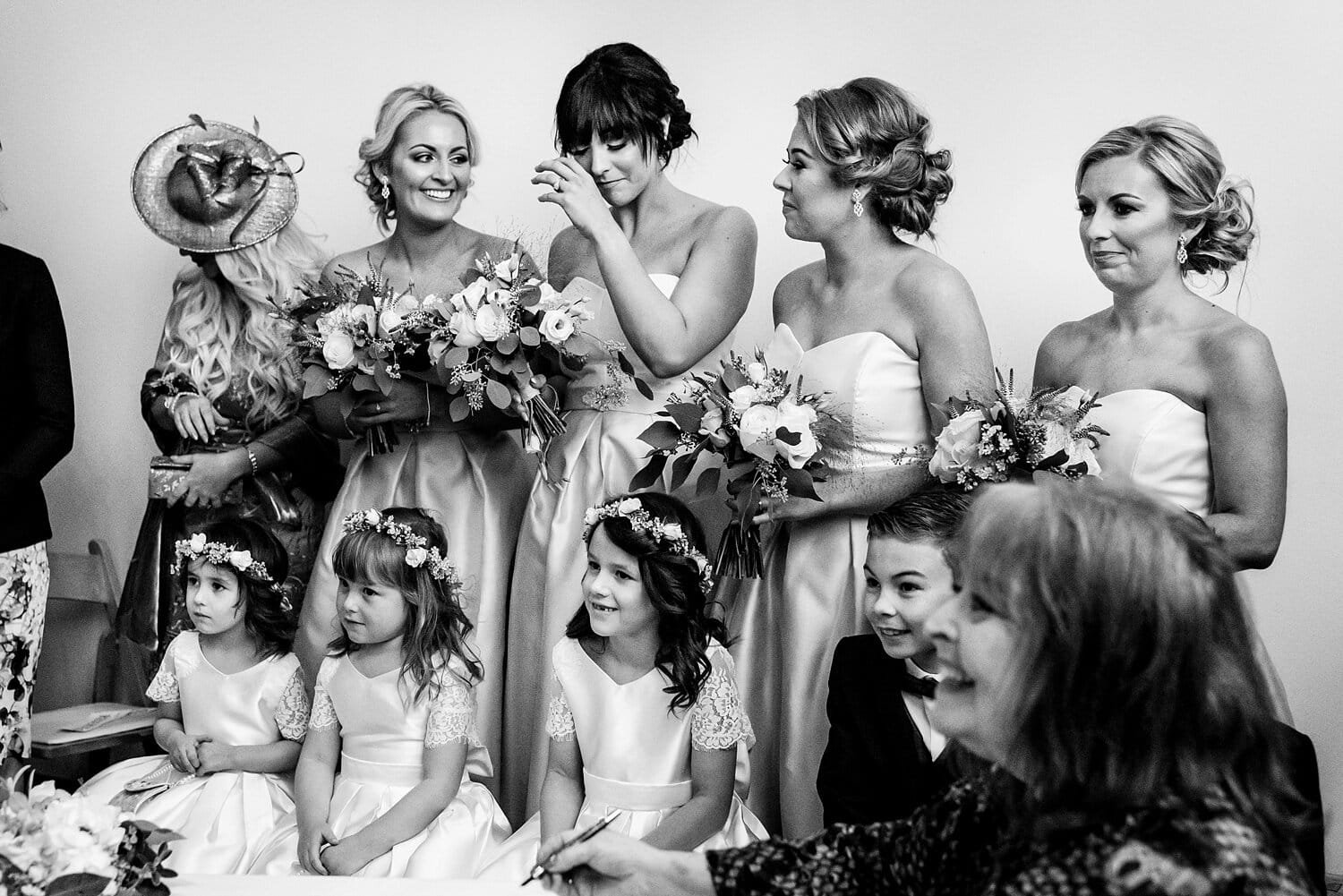 Wedding ceremony at Carreg Cennen Castle by Rich Williams of Real and Rich Photography, who is a Carmarthenshire based Wedding Photographer.