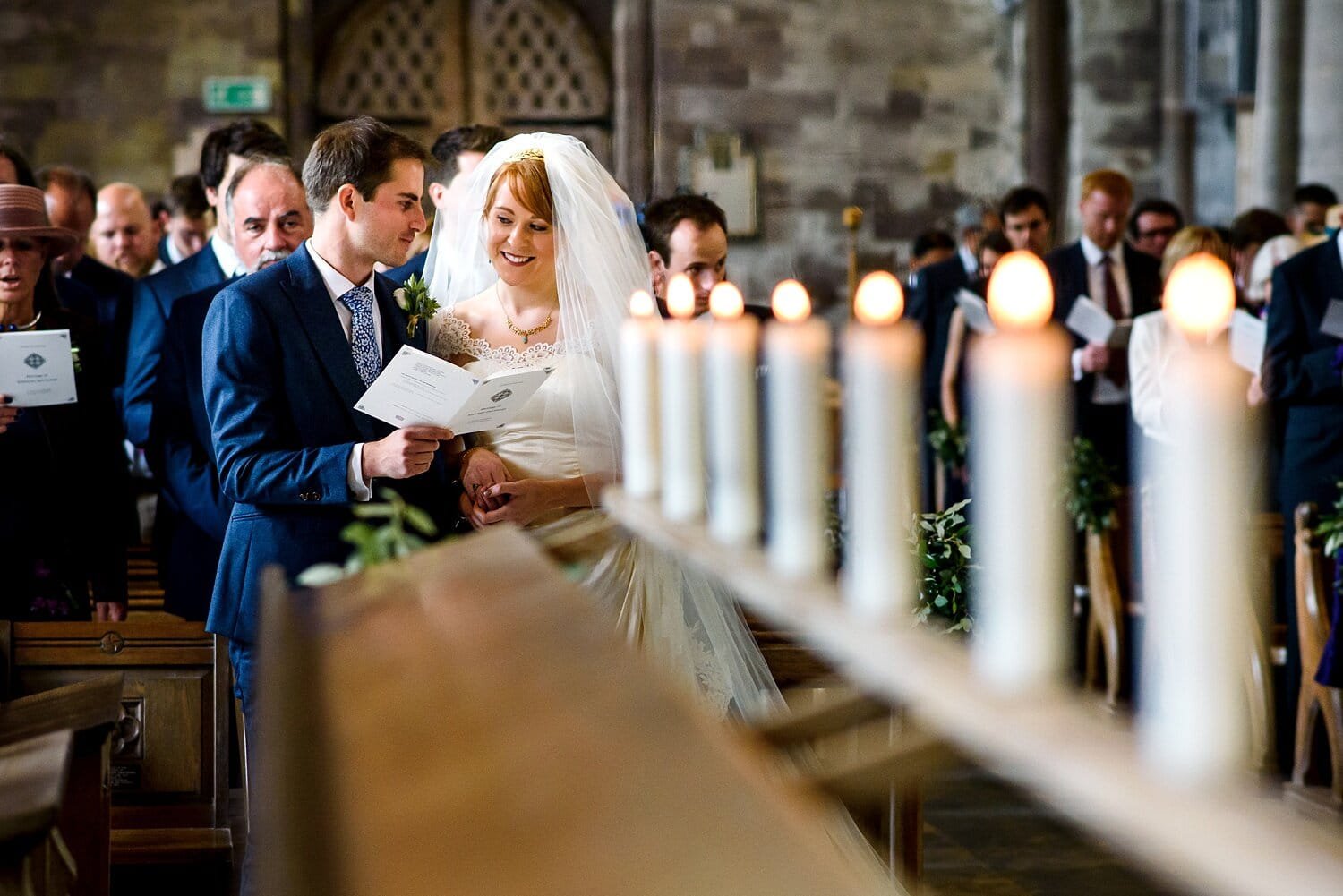 St. David's Cathedral wedding photography by Pembrokeshire wedding photographer Rich Williams of Real and Rich Photography.