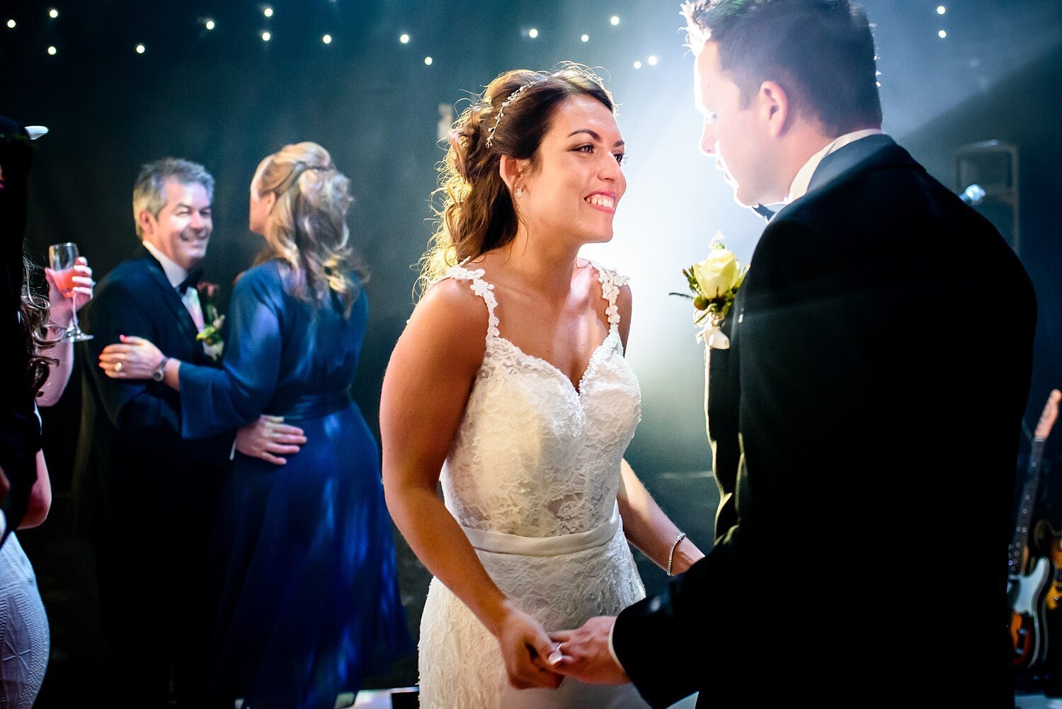 First dance at Oldwalls wedding by Rich Williams of Real and Rich Photography, a South Wales based Wedding Photographer.