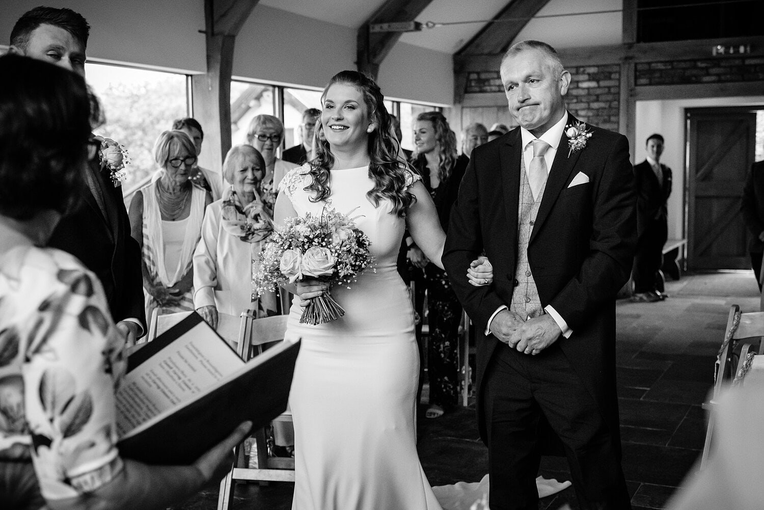 Wedding ceremony at Carreg Cennen Castle by Rich Williams of Real and Rich Photography, who is a Carmarthenshire based Wedding Photographer.