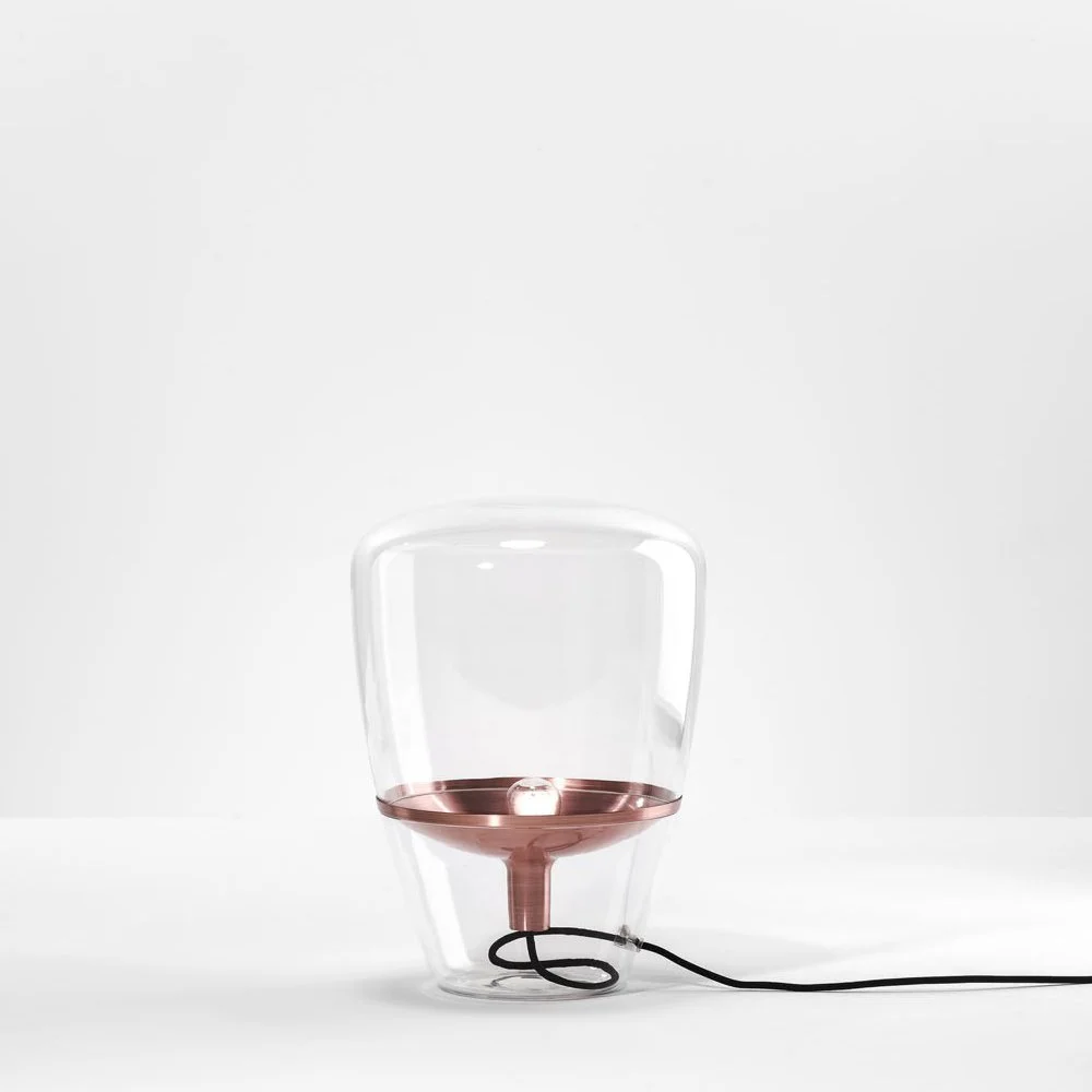 Brokis Balloons Table and Floor Lamp featuring hand-blown glass and metal reflector, supplied by Abitalia South Coast in Dorset, Hampshire, and Surrey.