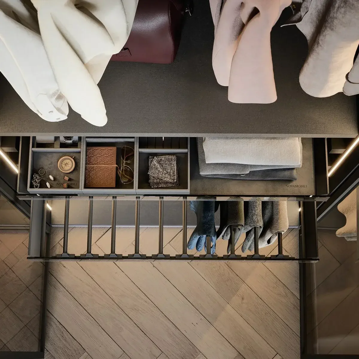 Customisable storage with Panorama 180° doors for effortless access.