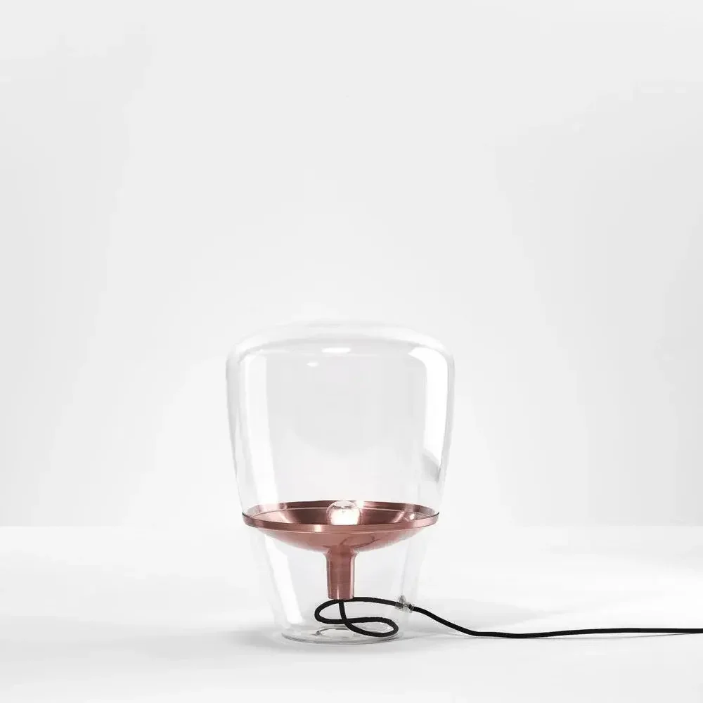 Brokis Balloons Table and Floor Lamp featuring hand-blown glass and metal reflector, supplied by Abitalia South Coast in Dorset, Hampshire, and Surrey.