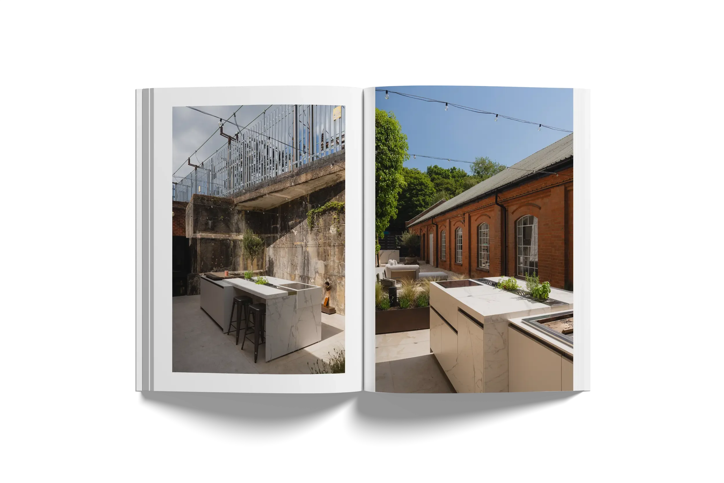 Outdoor Kitchen by Zampieri displayed at our showroom at Abitalia South Coast, Poole, Dorset, UK. Bespoke Outdoor Kitchens.