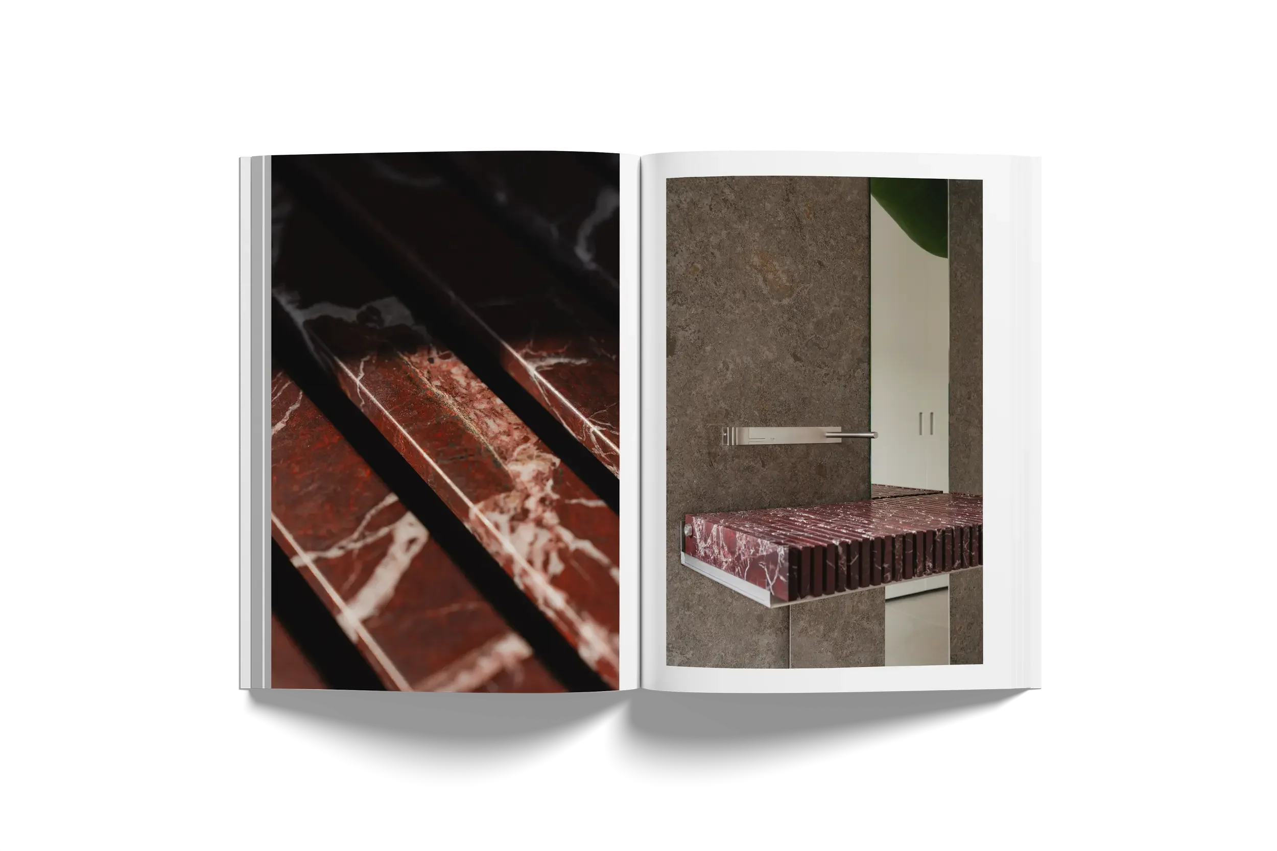 Contemporary bathroom design featuring Piano Marble Sink by Serafini and Cea wall-mounted basin mixer, showcased at Abitalia South Coast, Poole.