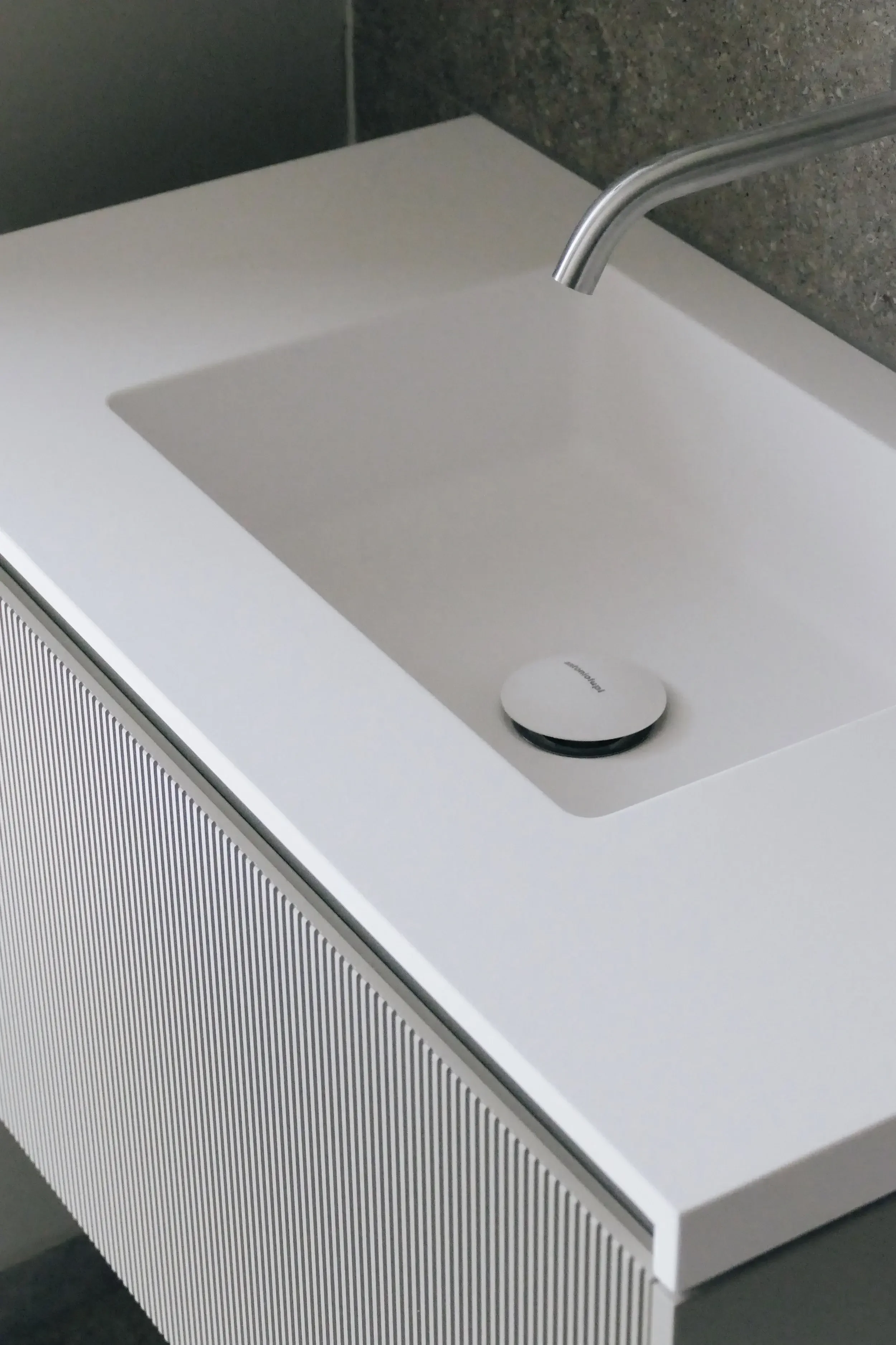 Antonio Lupi bathroom basin installed in a luxury bathroom by Abitalia South Coast in Dorset.