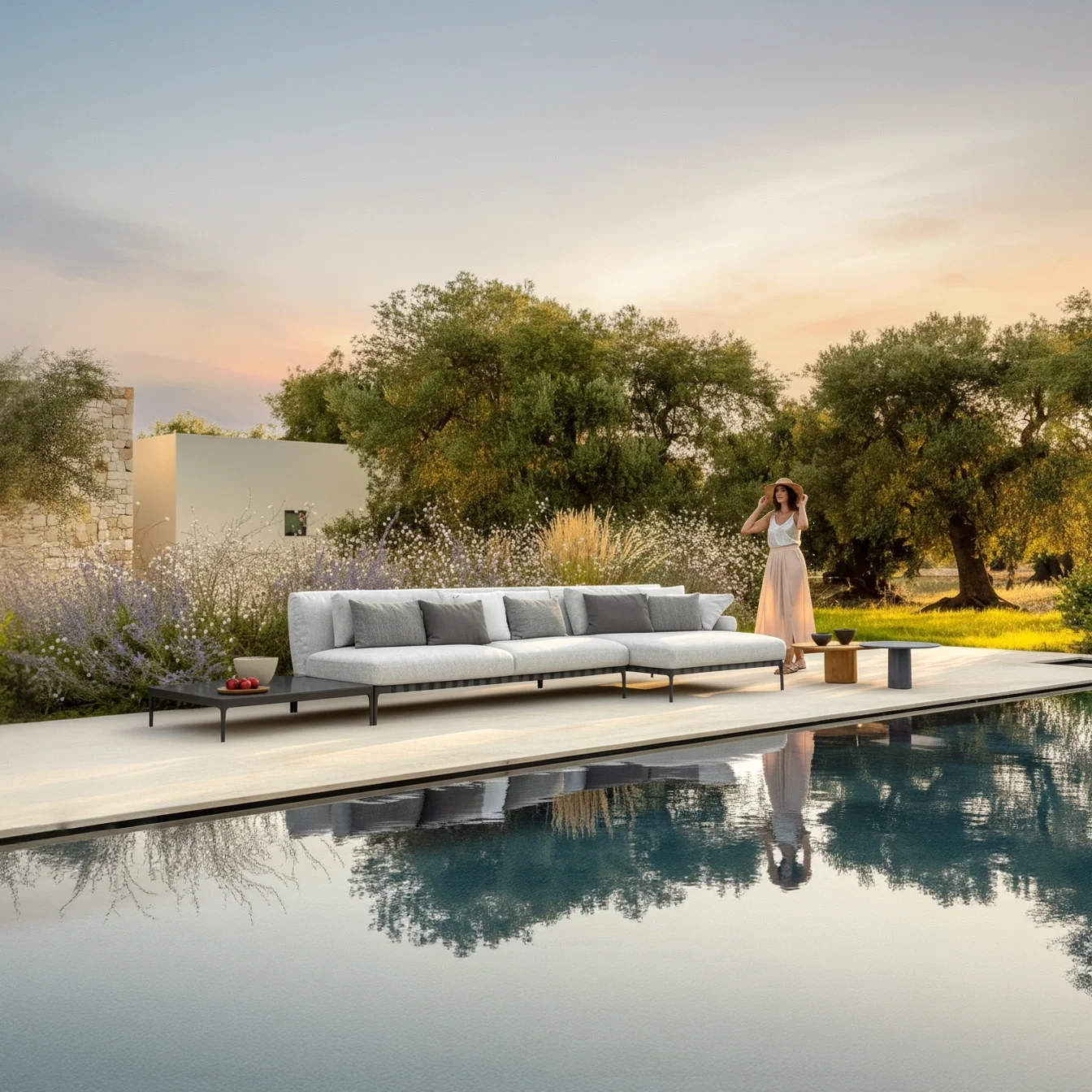 Salinas is a collection of Outdoor Modular sofas which will make your outdoor more functional and beautiful.