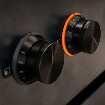 Gaggenau induction cooktop flush-set into stone worktop, supplied to luxury kitchen projects across Surrey and Dorset