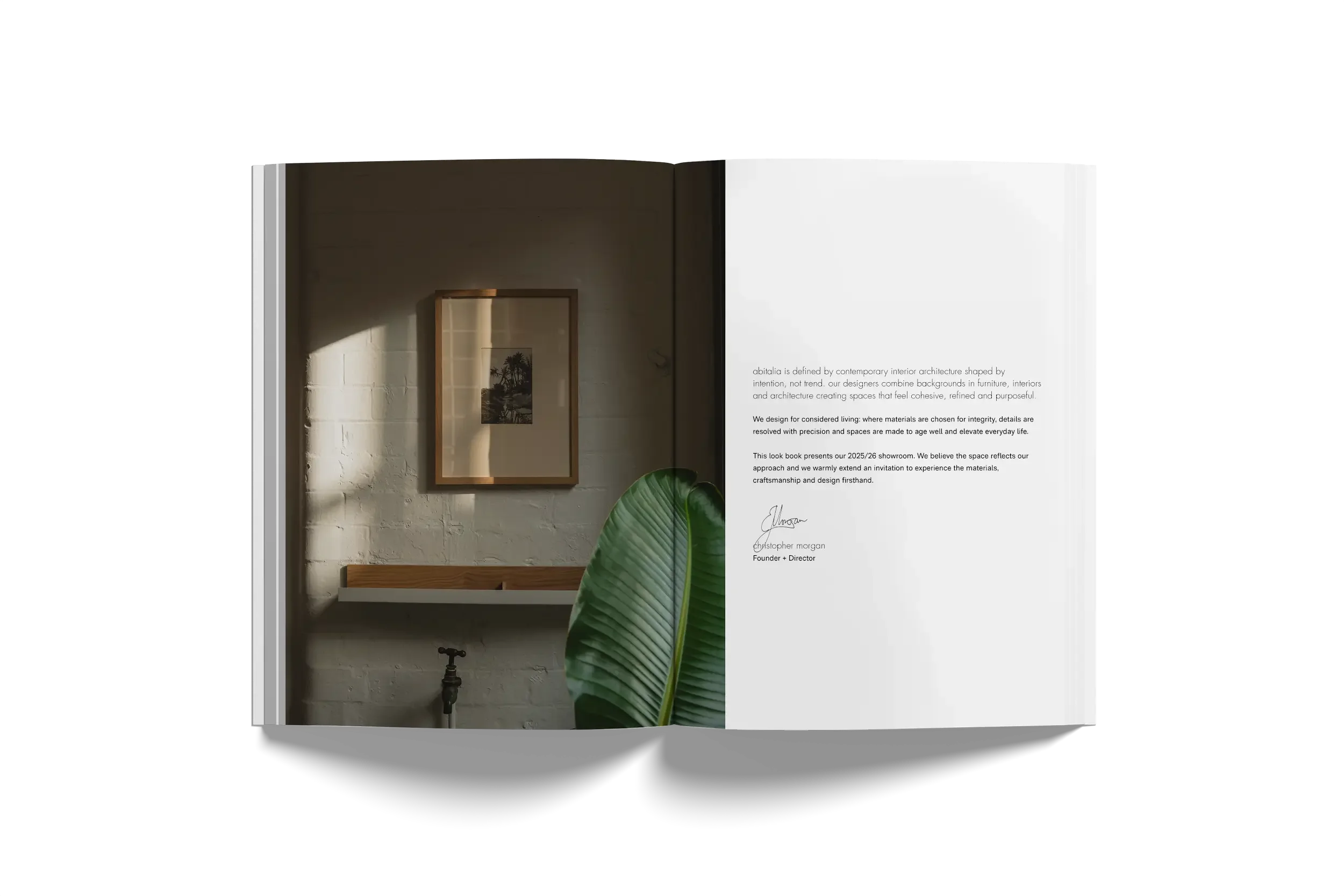 Abitalia South Coast look book featuring curated contemporary interiors across Poole, Dorset, Hampshire and Surrey.