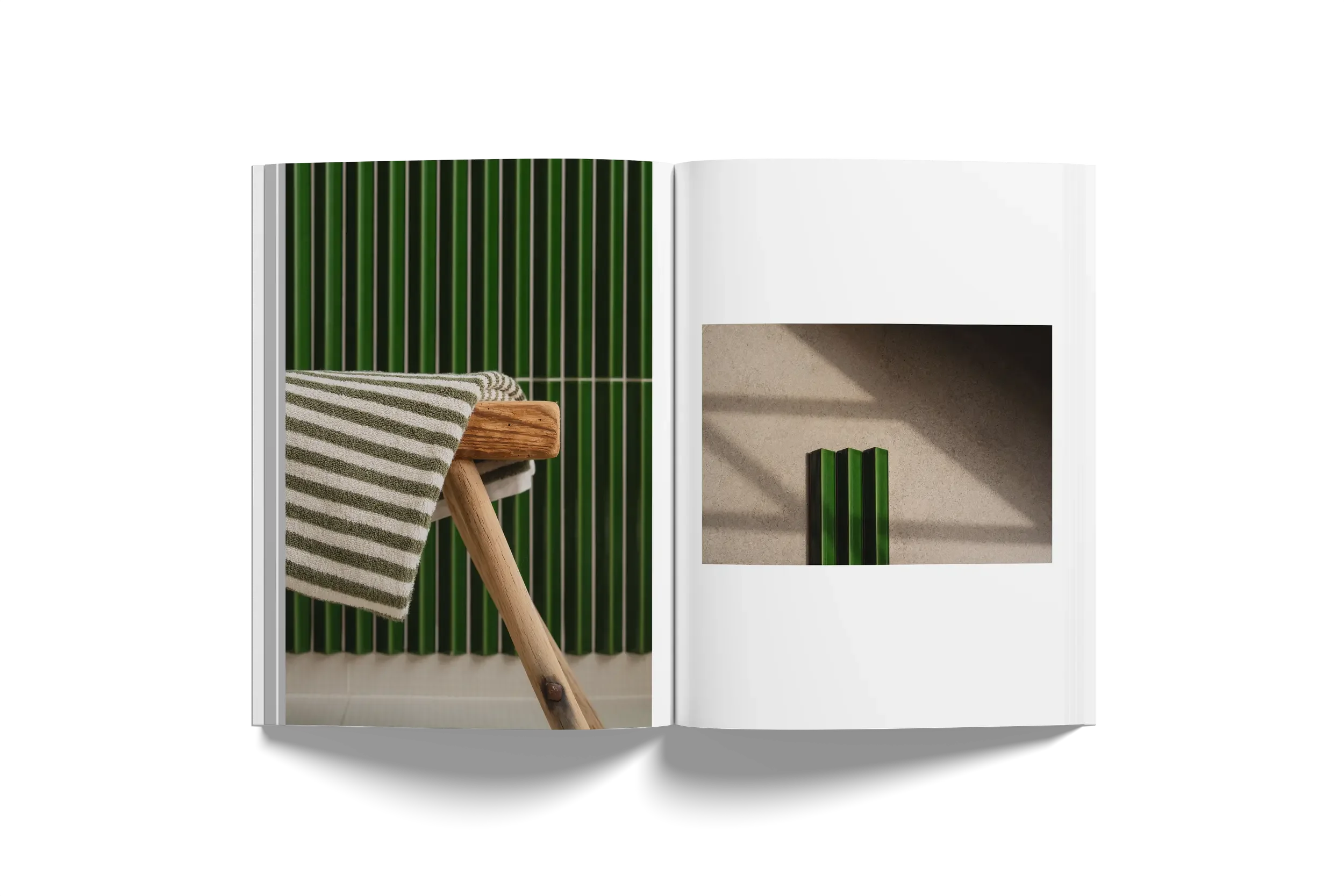 Rombini Triangle Extra Small Vert porcelain tile is a modern or contemporary tile design that can be found at Abitalia South Coast in Poole, Dorset.