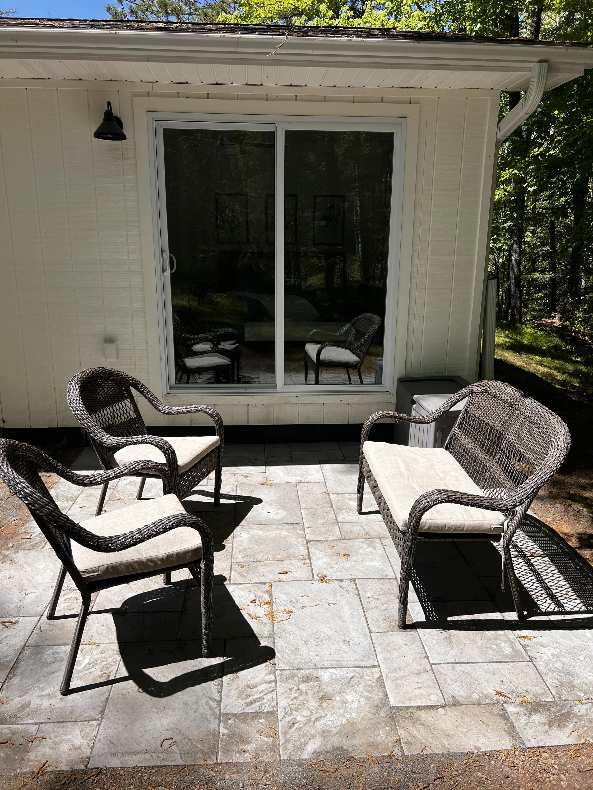 Back patio off of master bedroom
