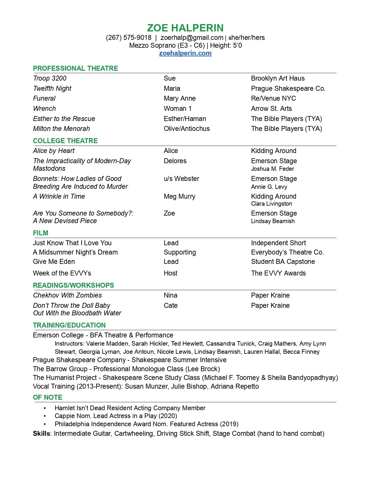 Halperin, Zoe - Performance Resume.jpg