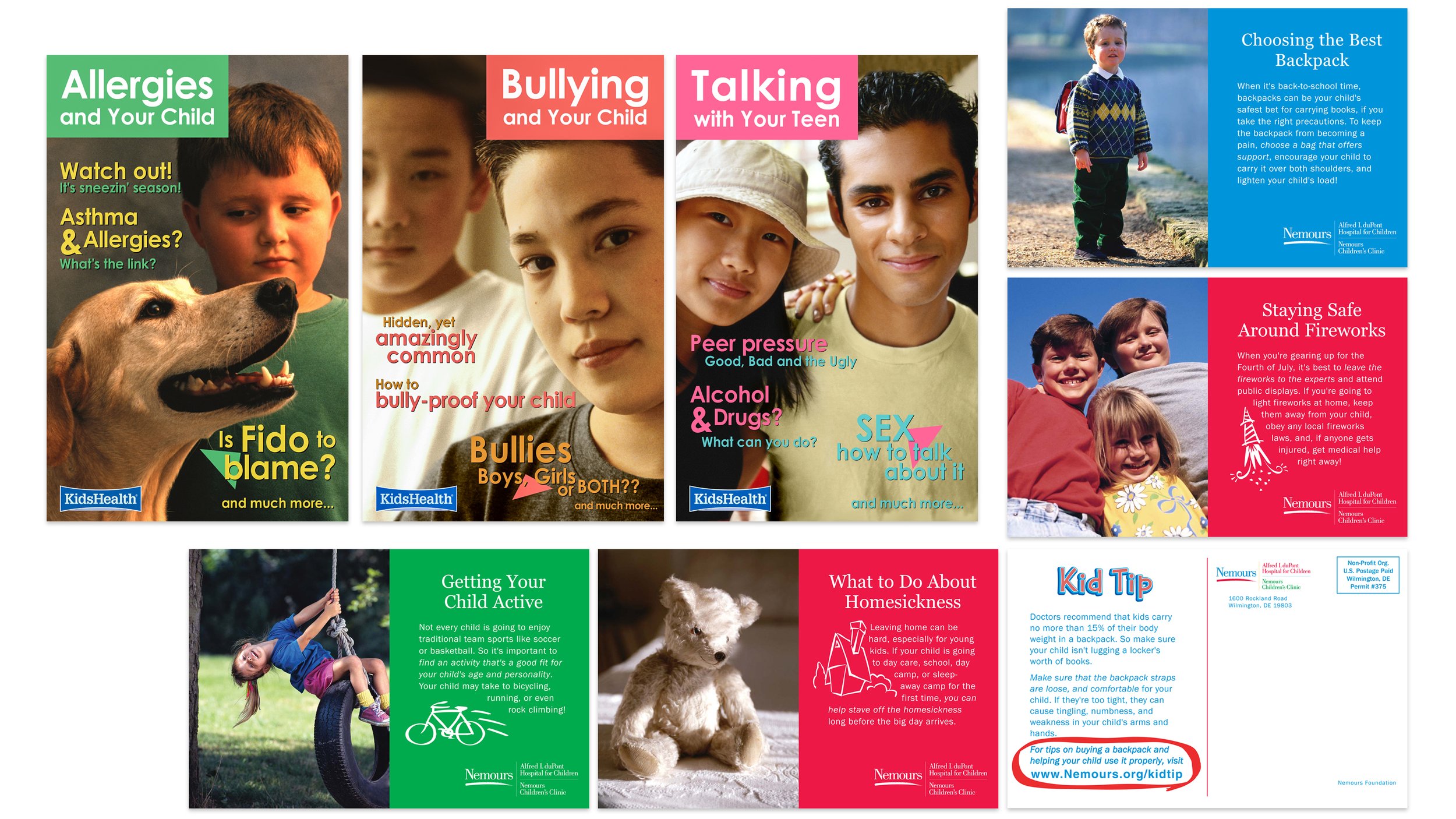 KidsHealth.org Print Collateral