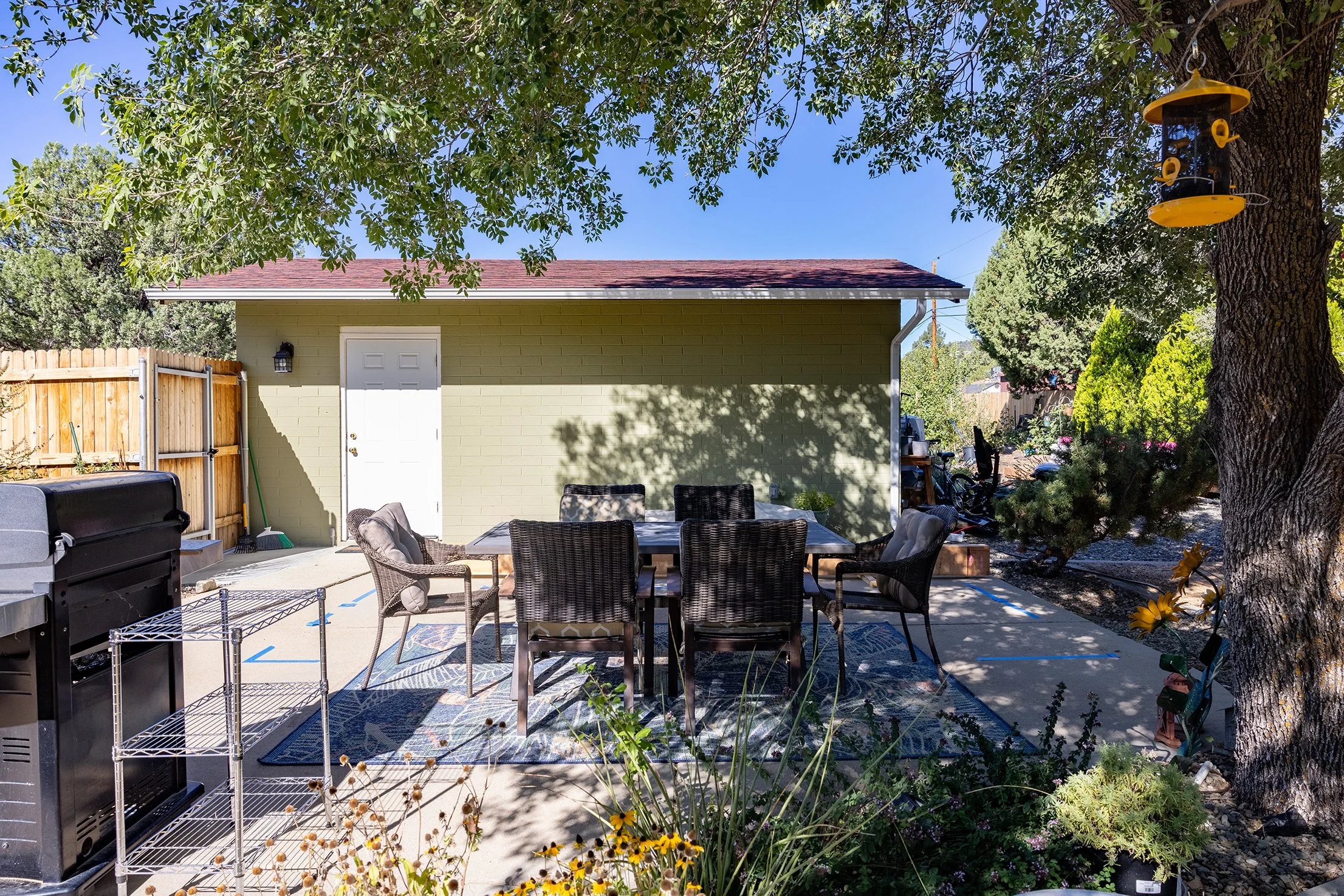 The addition of the covered outdoor bar completely transformed this outdoor patio into a beautiful and functional space for family events and BBQ's with friends. November 2025