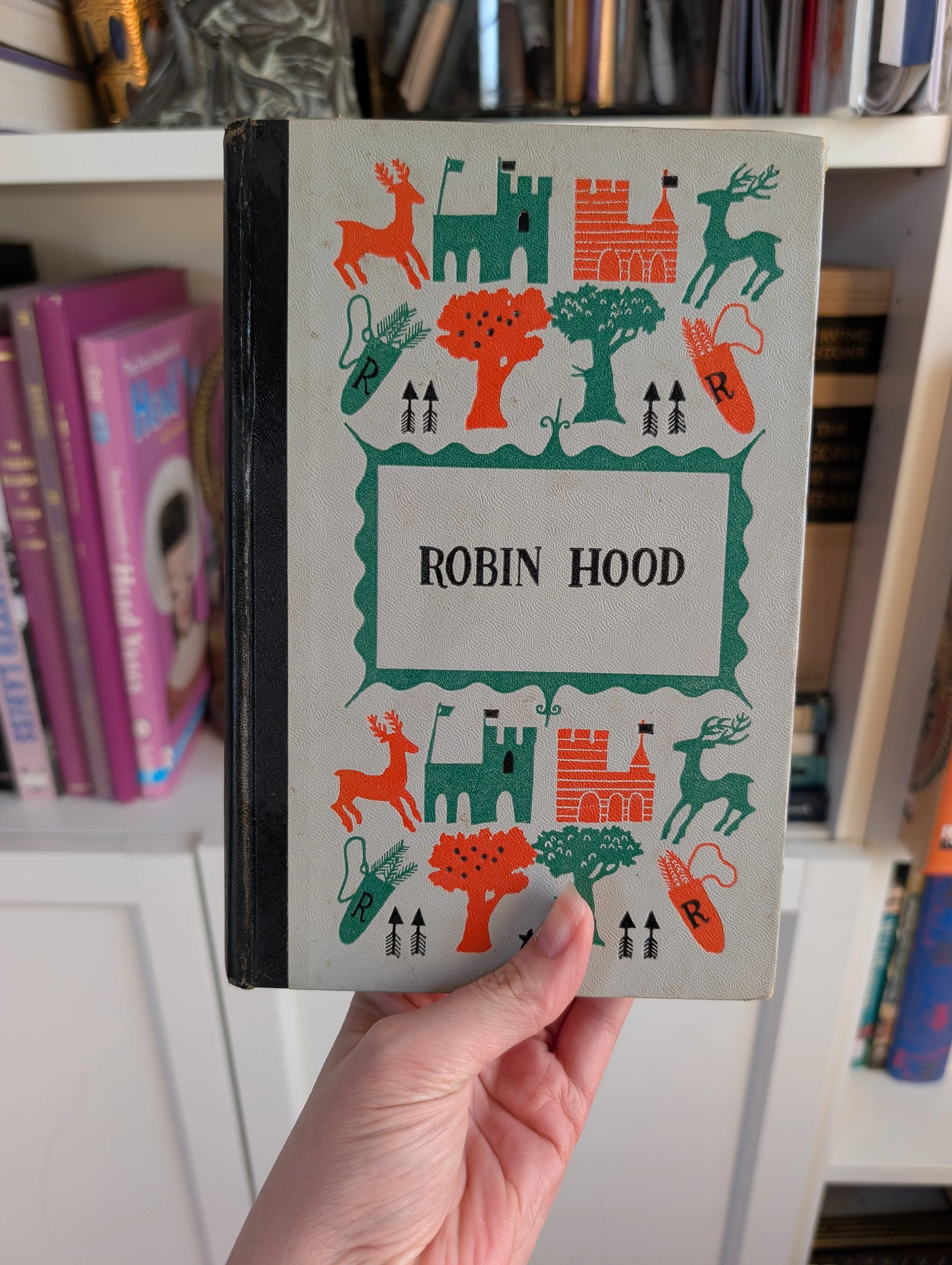 Vintage Junior Deluxe Hardcover Book: The Merry Adventures of Robin Hood