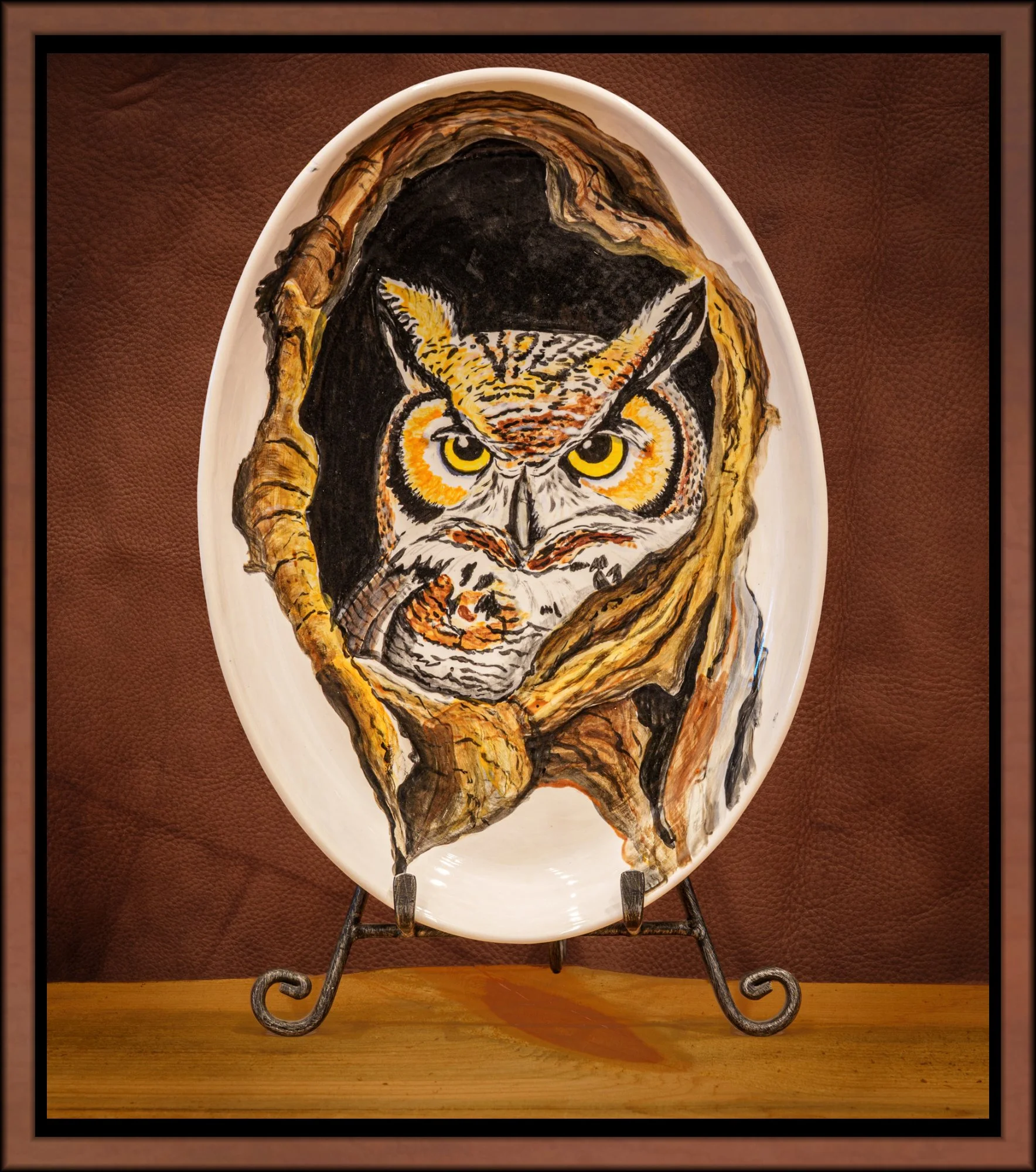 Jane Lee: The Great Horned Owl-Silent Night Watchman