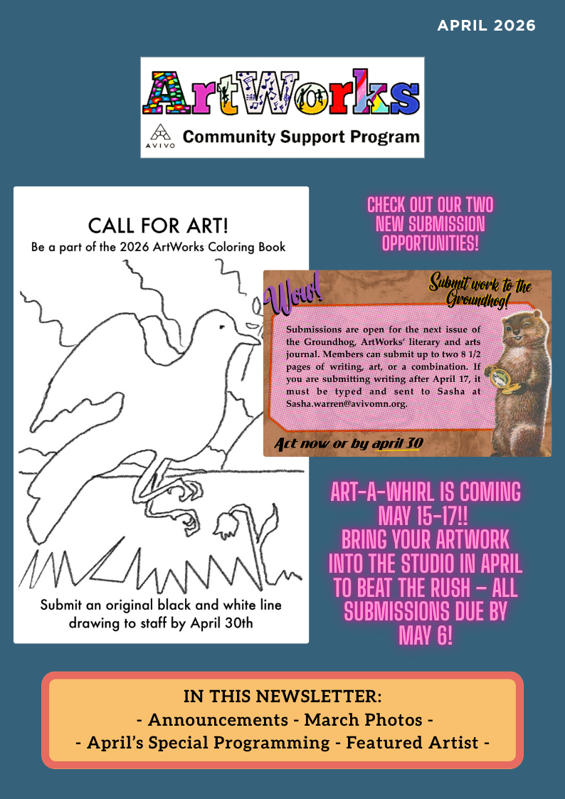 April Calendar and Newsletter