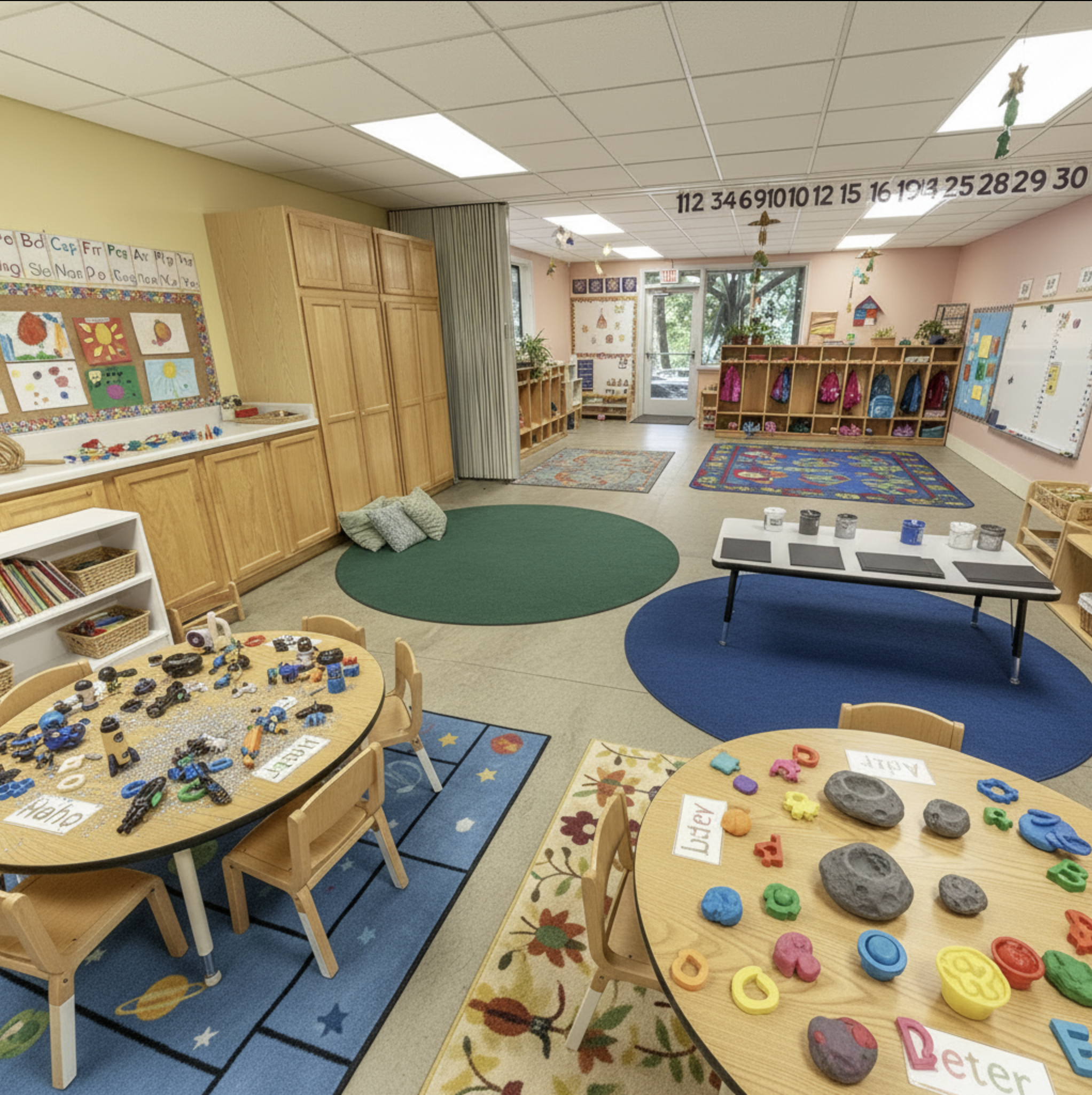 Main Classroom with AI generated interior