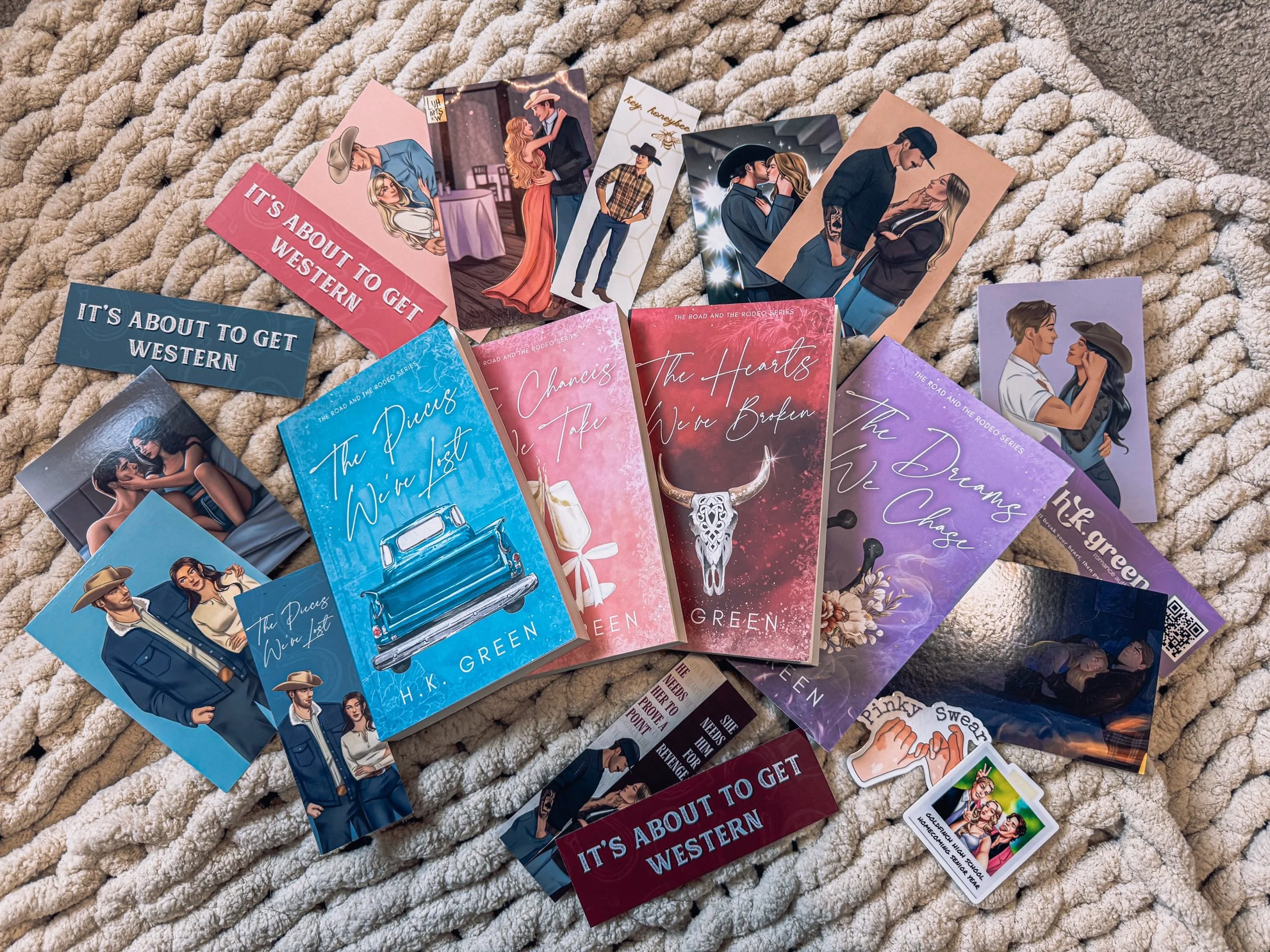 The Road and The Rodeo Signed Paperback Bundle + Swag