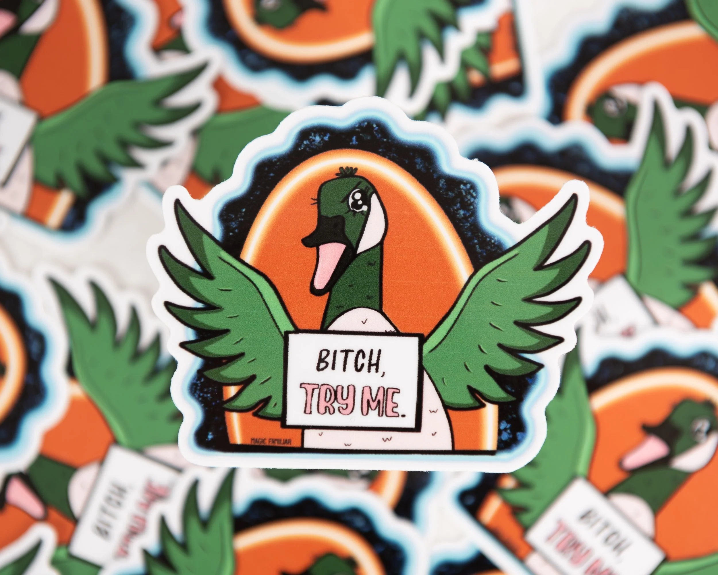 vinyl sticker goose brielle rutledge handmade seattle 2023.jpg