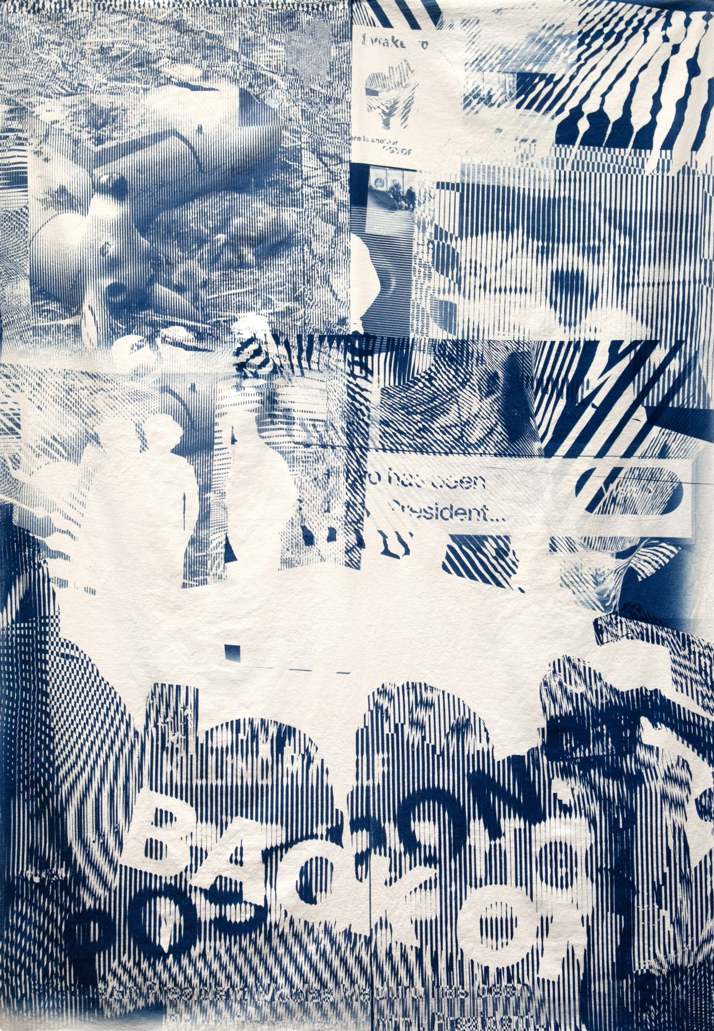 ARENA (2026) Cyanotype on cotton