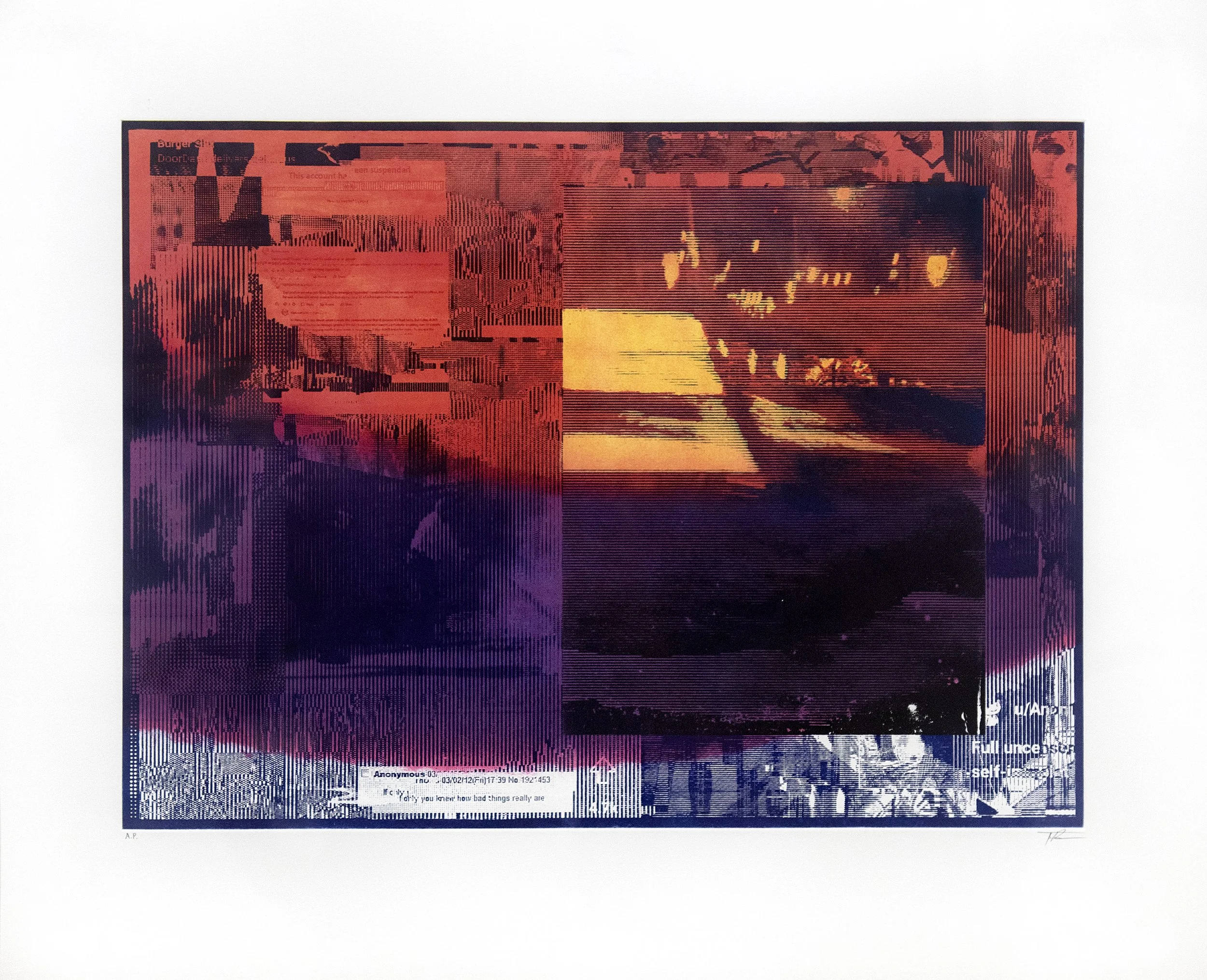 Acebush1 (2025) 4-plate, 6-color etching