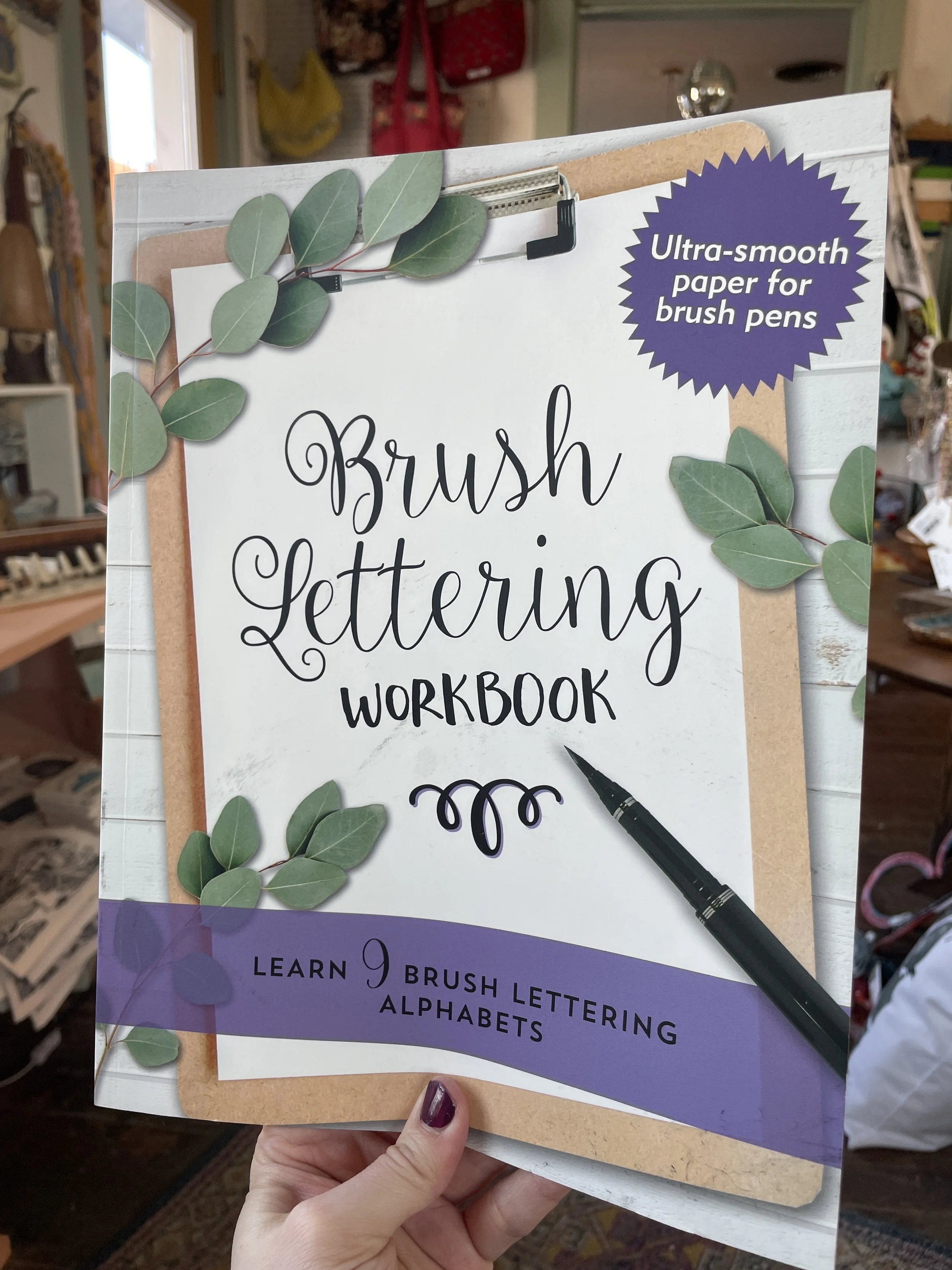 Hand Lettering Valentine Bouquet