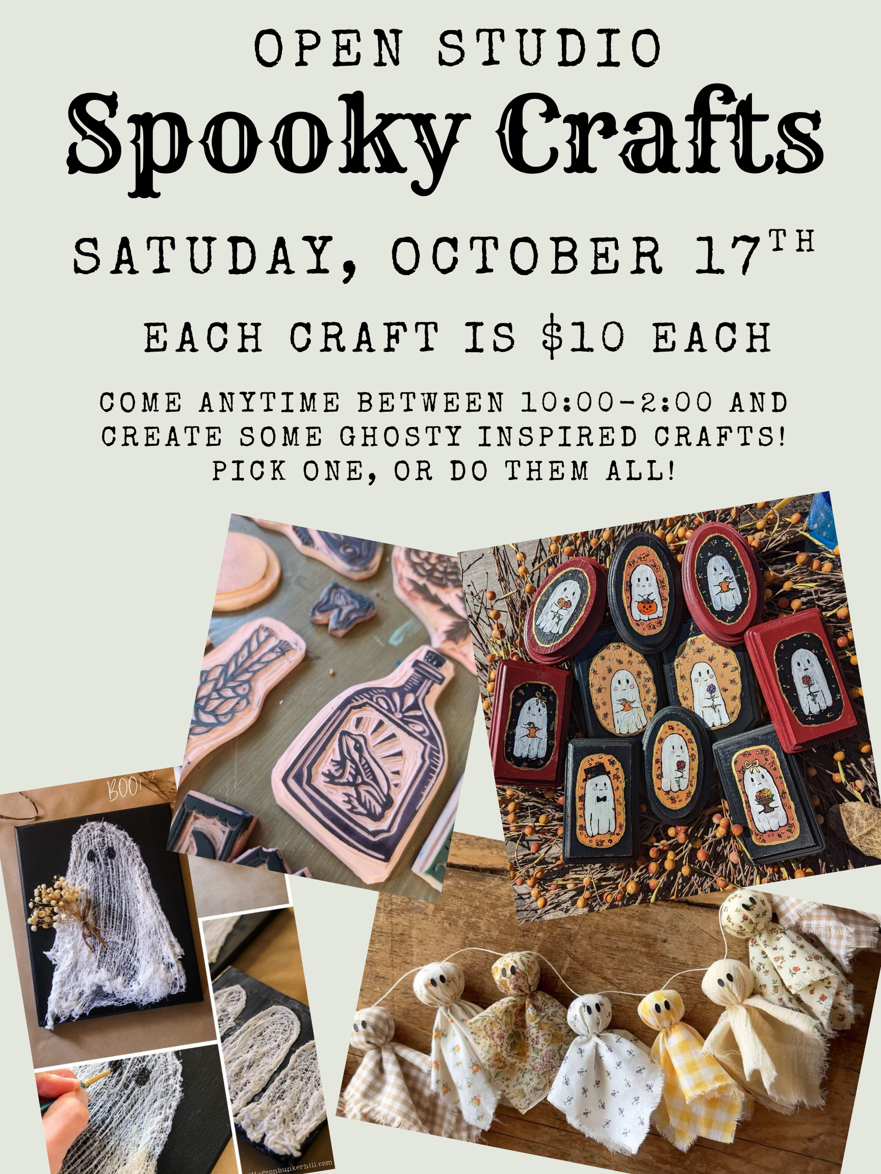 Spooky Craft Open Studio
