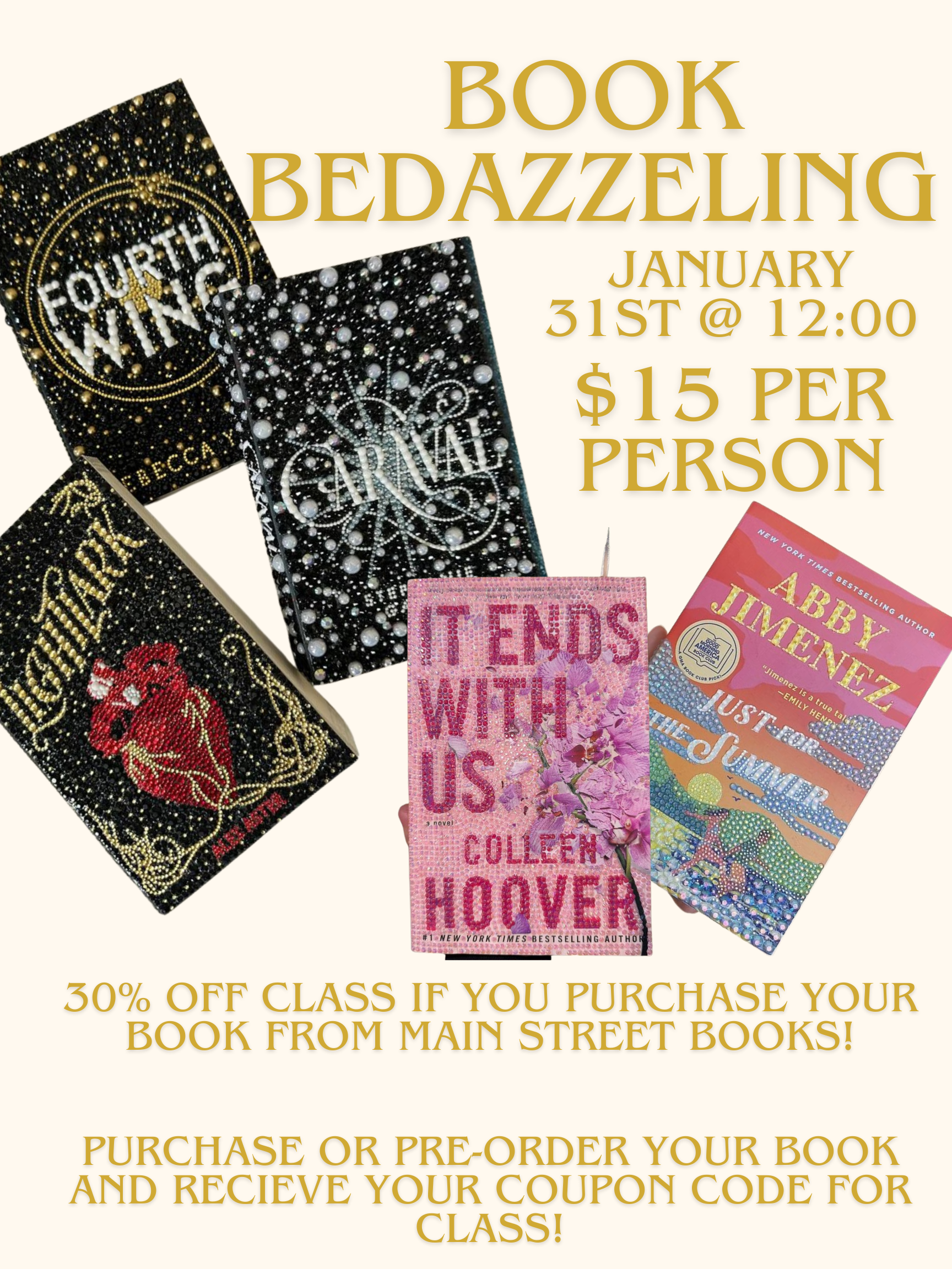 Book Bedazzling DIY