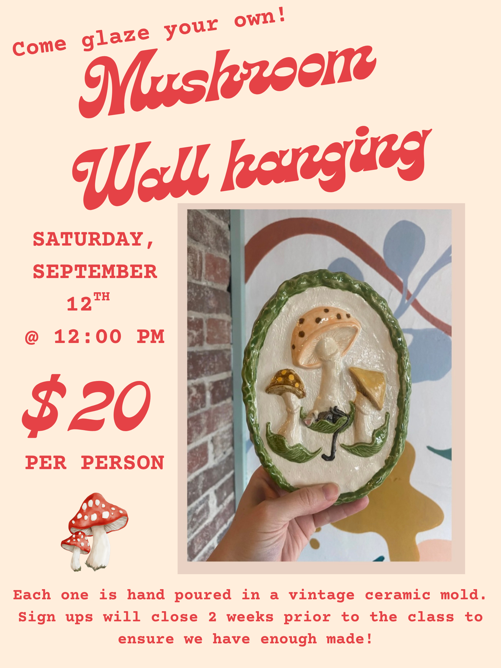 Mushroom Wall Hanging