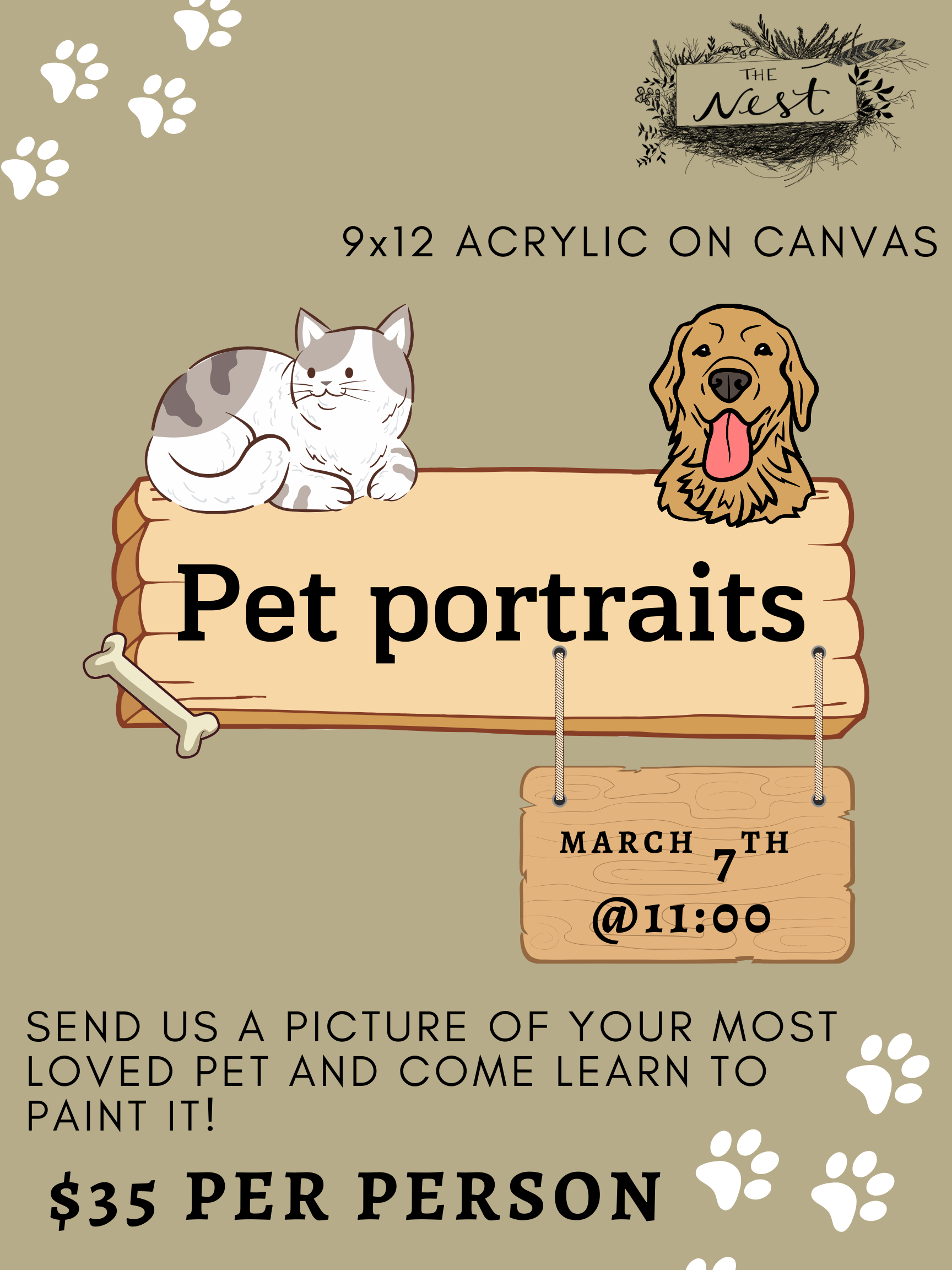 Pet Portrait Painting