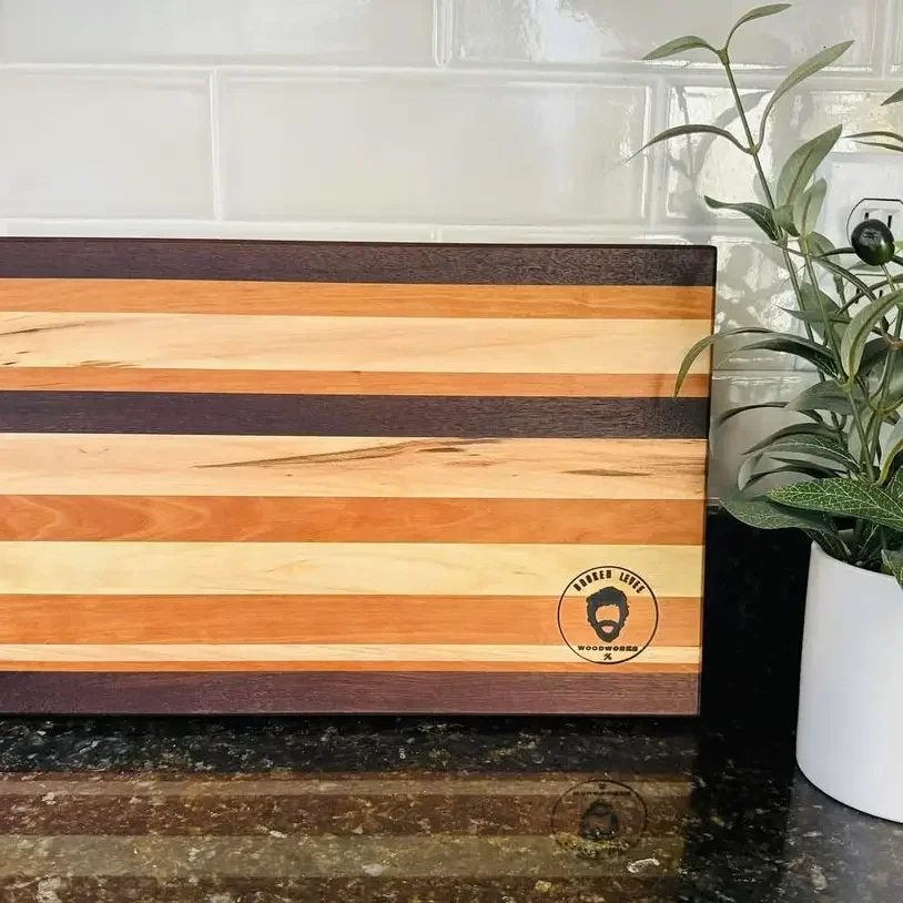 Broken Levee Multi-Wood Cutting Board