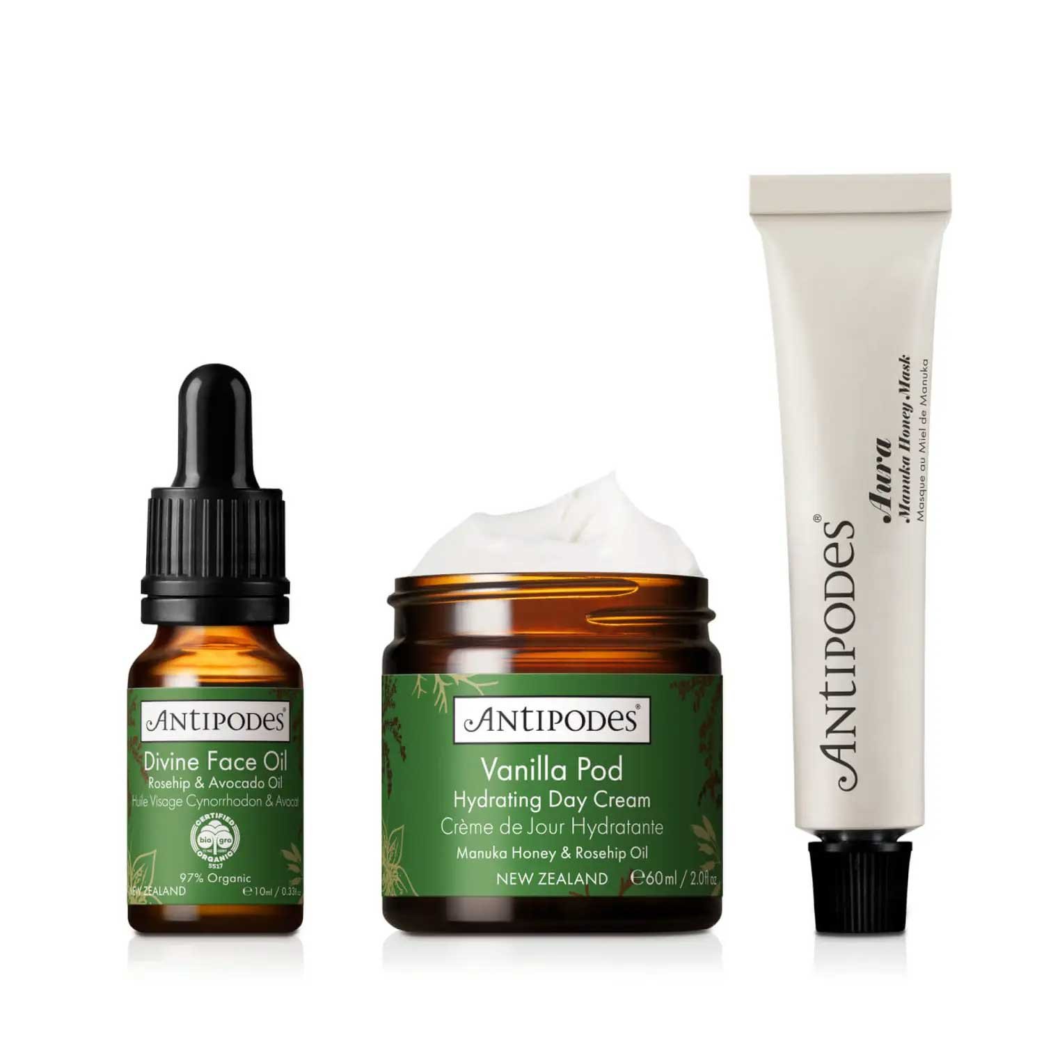 beauty gift sets for her under £50 affordable yet luxurious - Antipodes Ultimate Nourish Set: Nourishing the Women You Love beauty skincare gifts 