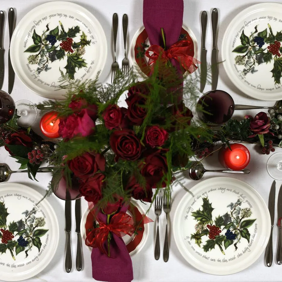 Classic Christmas Dinnerware - Traditional Patterns: Nostalgia on Your Holiday Table