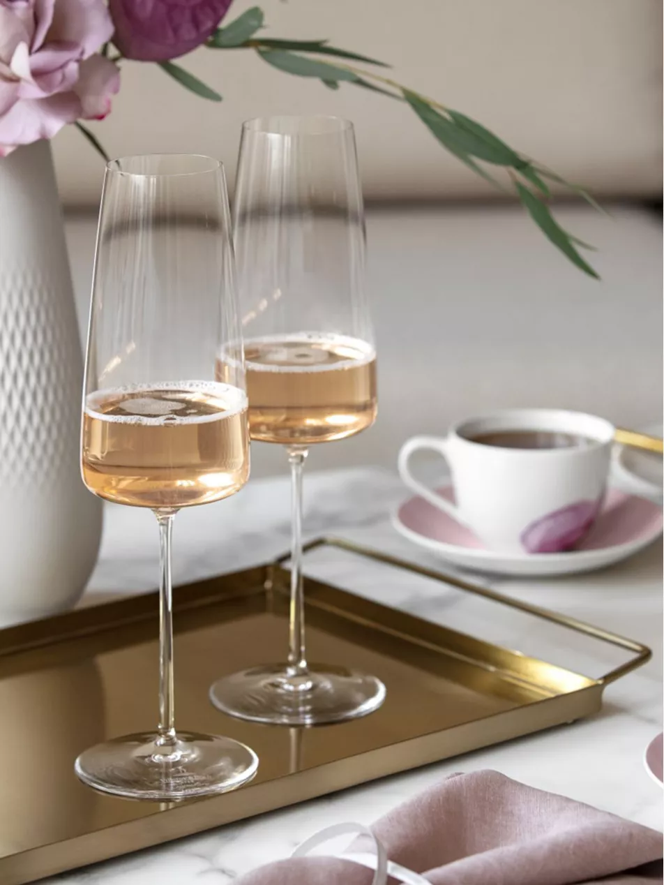 The best champagne flutes x A Guide - Unveiling Luxury: The Villeroy &amp; Boch Glass Champagne Flute Set
