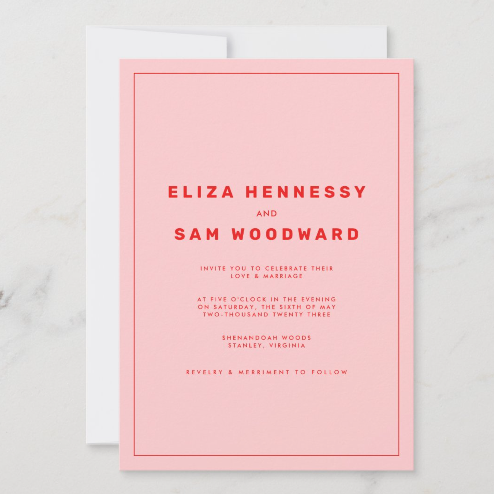 Vibrant Radiance: The Allure of Bright-Colored Wedding Invitations