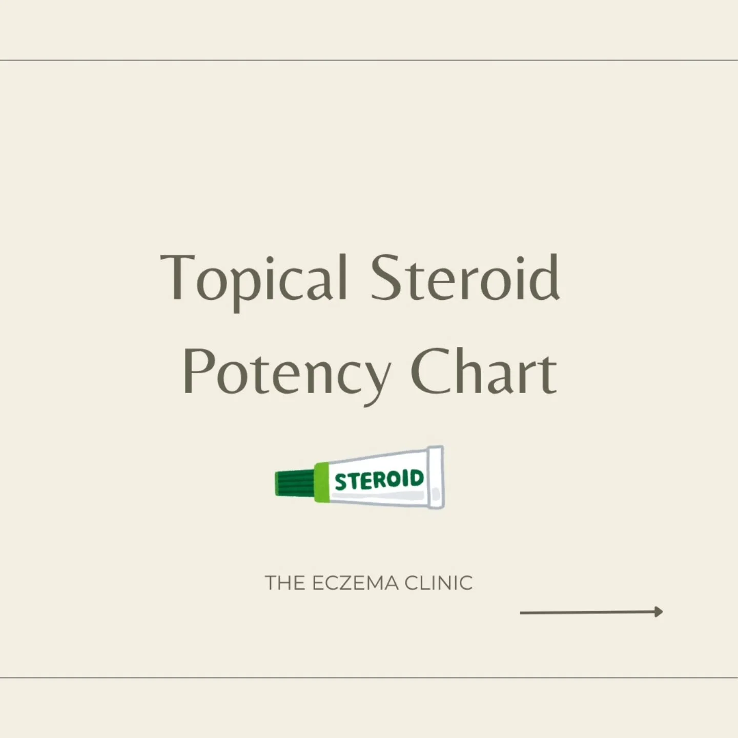 💡Understanding Topical Steroid Potency 

Topical steroids are often prescribed for eczema in our current medical system. But did you know topical steroids come in different strengths? 

✨️Here are the potency levels:

- Low (hydrocortisone)
- Medium