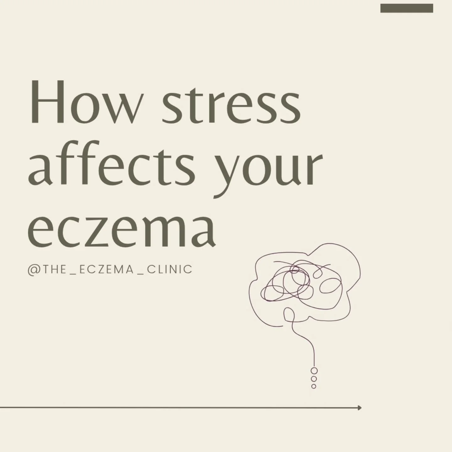 Stress and eczema. 🚨

Stress is one of the most overlooked triggers for eczema flares&mdash;and here's why👇

- Stress raises cortisol, which weakens your skin barrier and increases inflammation.

- It also disrupts your gut health, making your immu