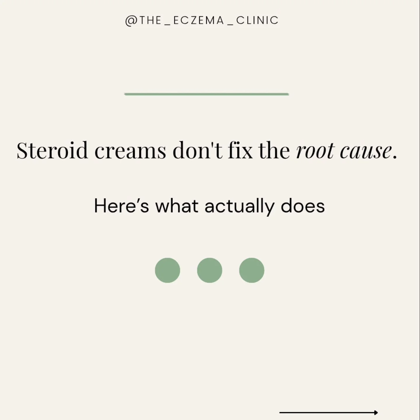 Steroid creams don't fix the root cause of your eczema. Swipe to see the root causes I look at with every eczema patient I work with. 

🌿 Book a consult via the link in bio to work with me 

#eczema #eczemahealing #eczemawarrior #eczemarootcause #ec