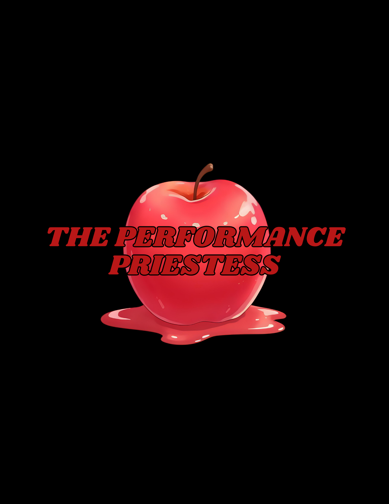 the performance priestess brand intro dripping apple.png