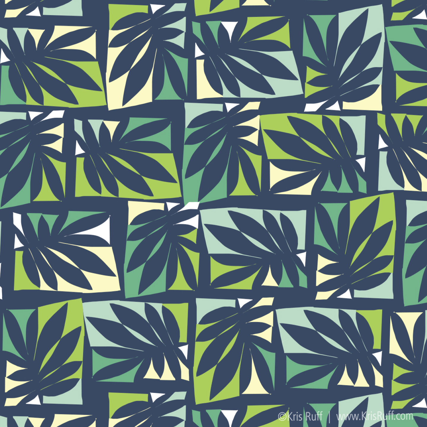 If you asked me my favorite colors, green probably wouldn't make the list. But when I look at all my work, I'm surprised at how often my designs include green. Like this one. I may have to revise my favorite color list.

#krisruff #greenlife #tropica