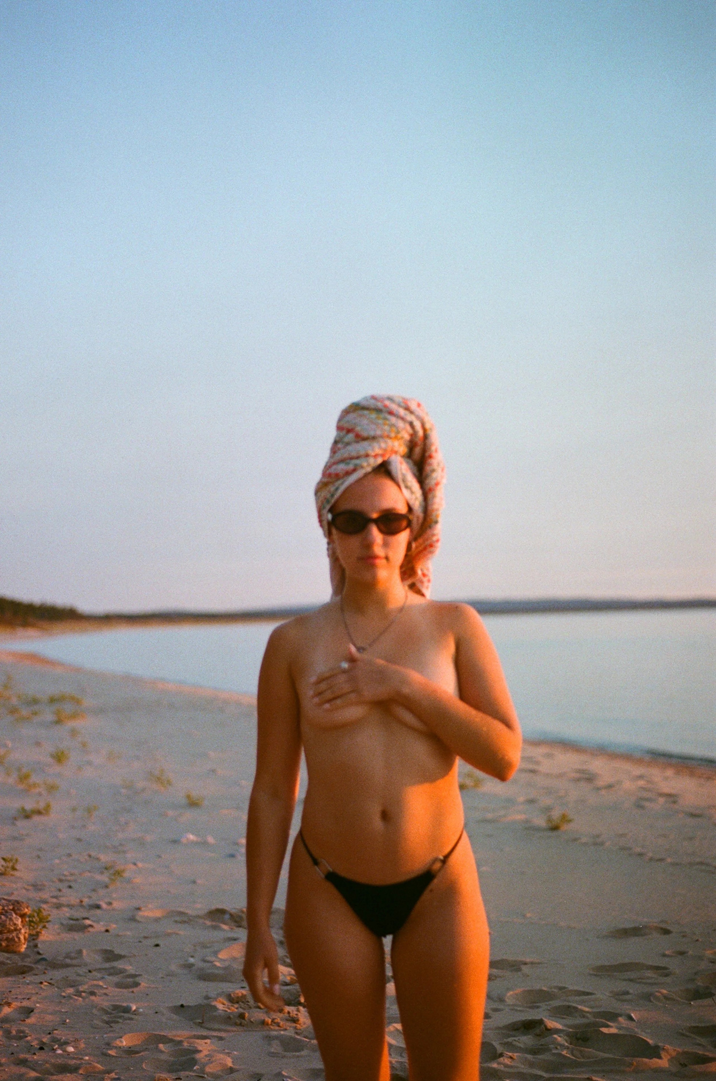 claud on portra 400 film (2023)