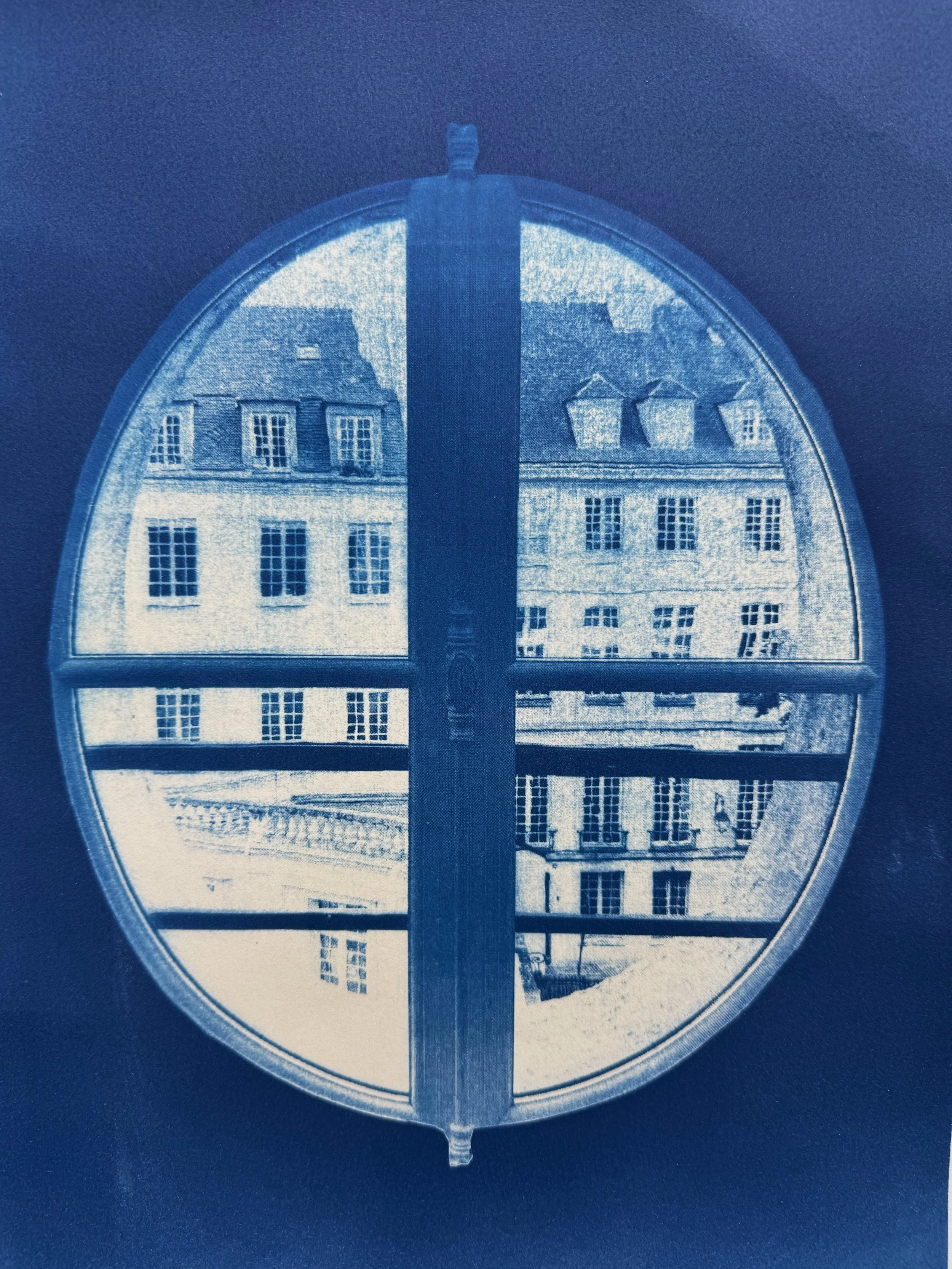paris, cyanotype on paper, 2024