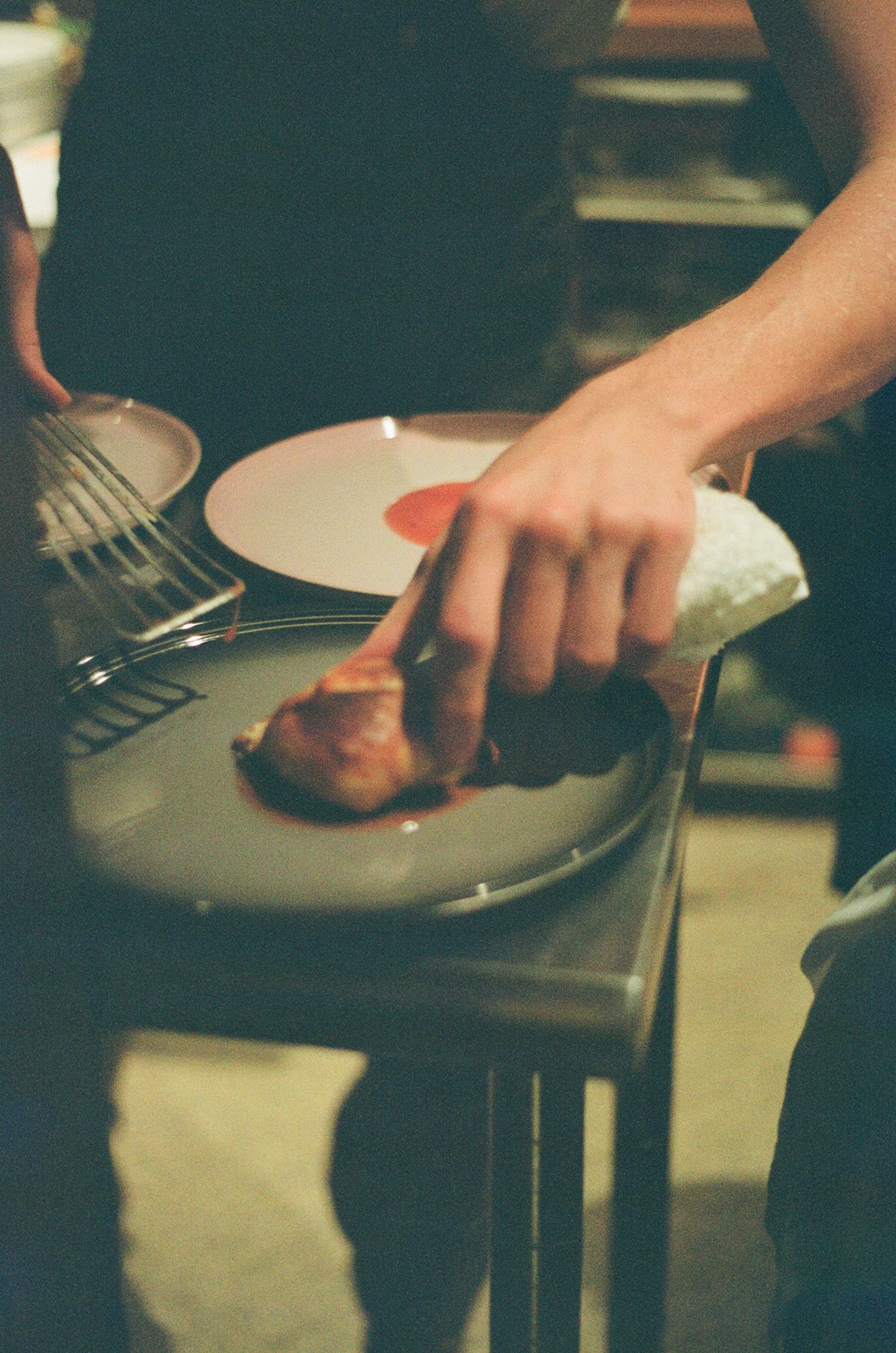 young chef dinner on portra 800 film (2023)
