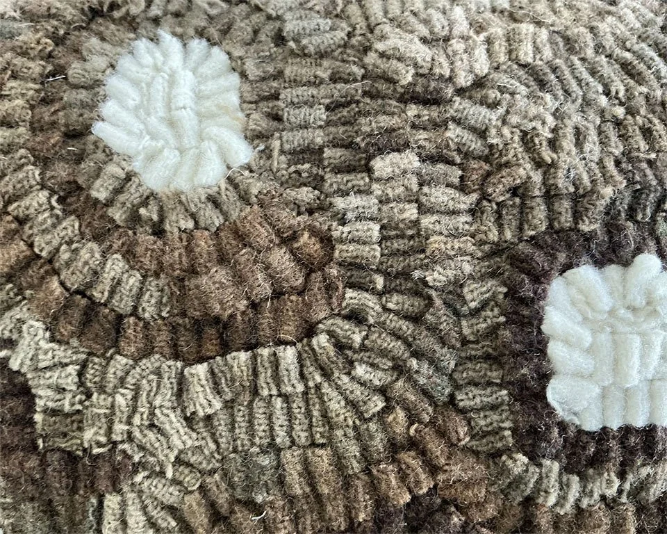 alpine-wool-arts-meadowmark-collection-bracken-brown-ivory-dot-wool-pillow-closeup.jpeg